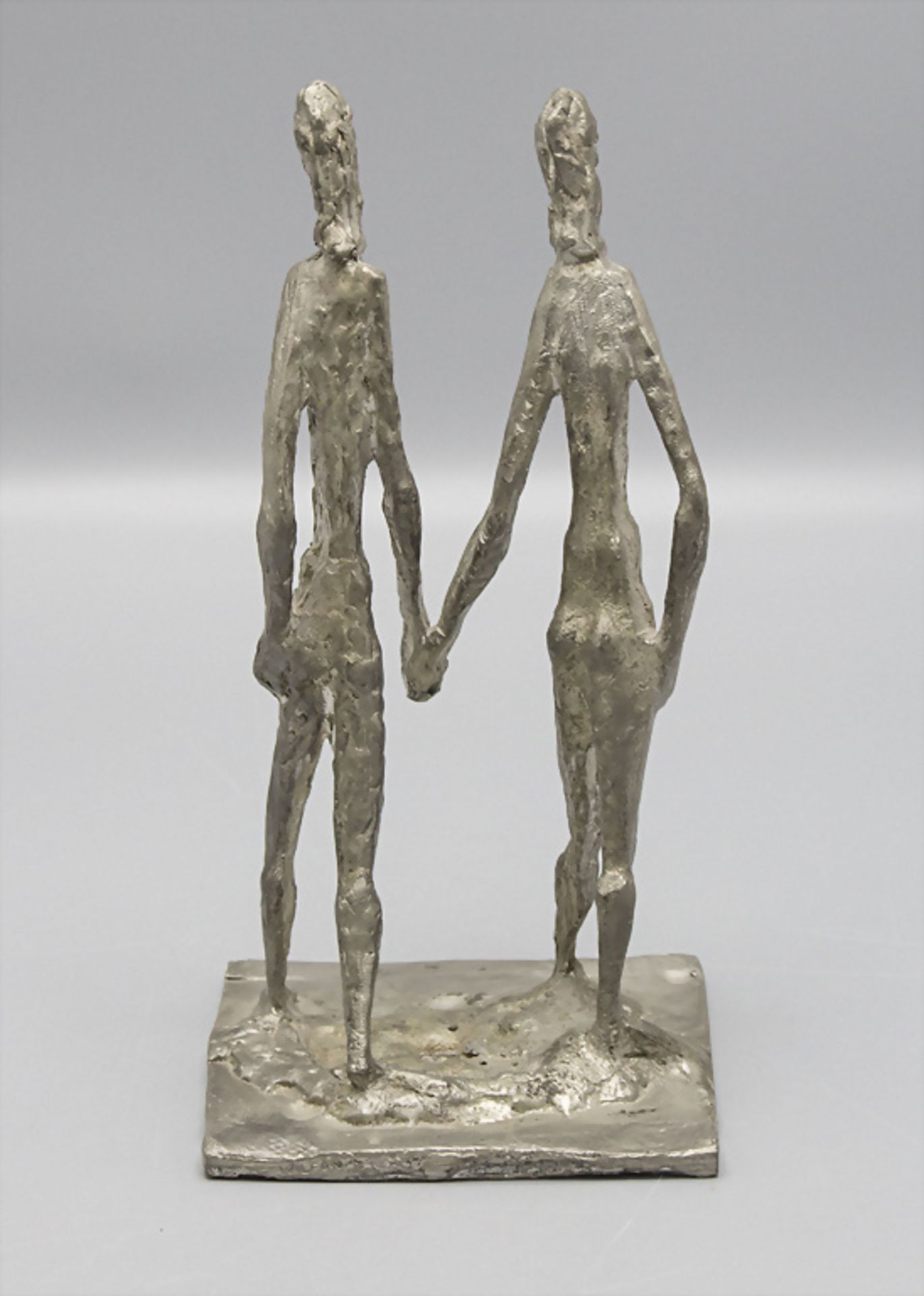 Hubert WILFAN (1922-2007), 'Schreitendes Paar' / 'Walking couple', 20. Jh. - Bild 3 aus 6