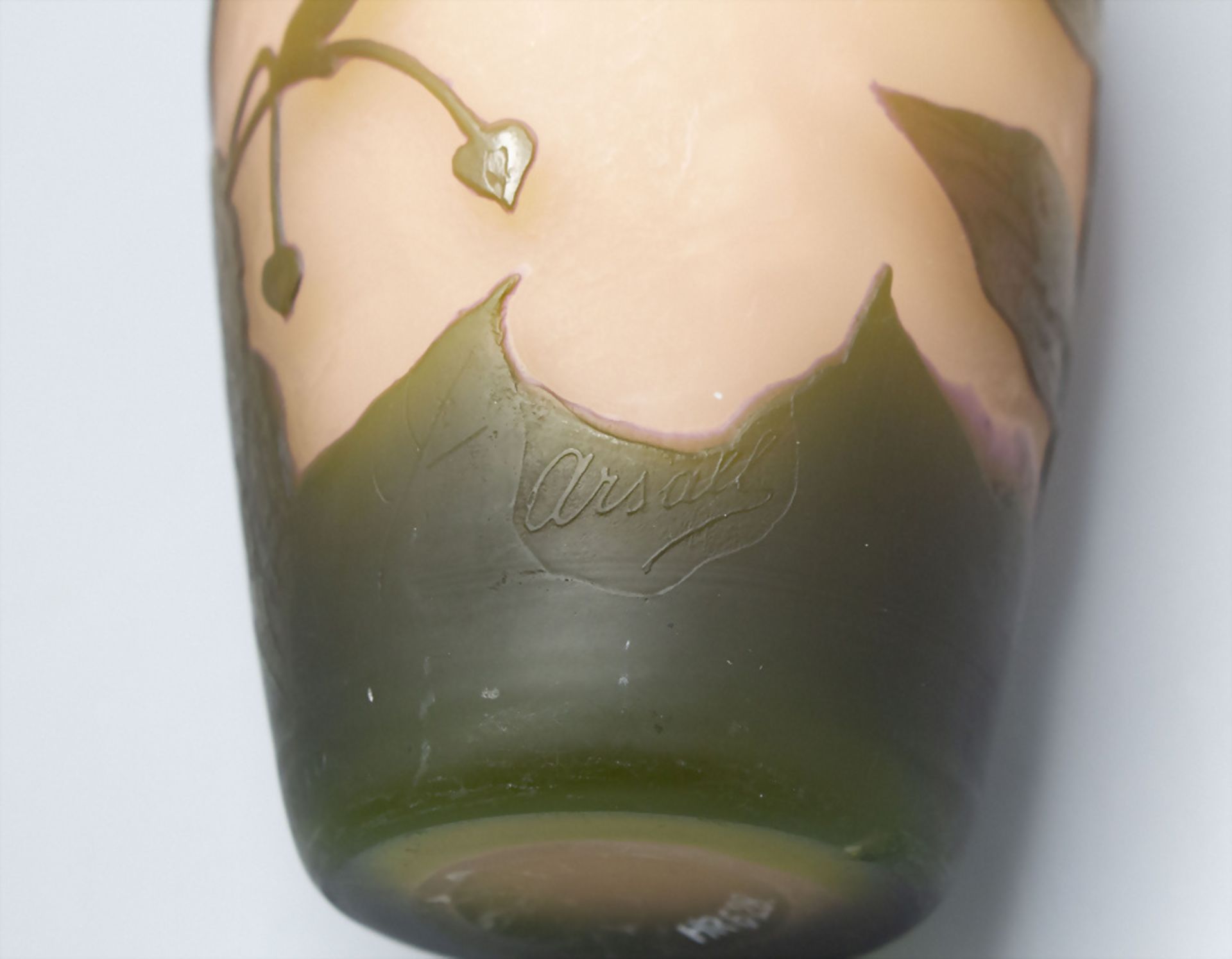 Jugendstil Vase, Arsall, Vereinigte Lausitzer Glaswerke AG, Weisswasser, 1921 - Image 4 of 6