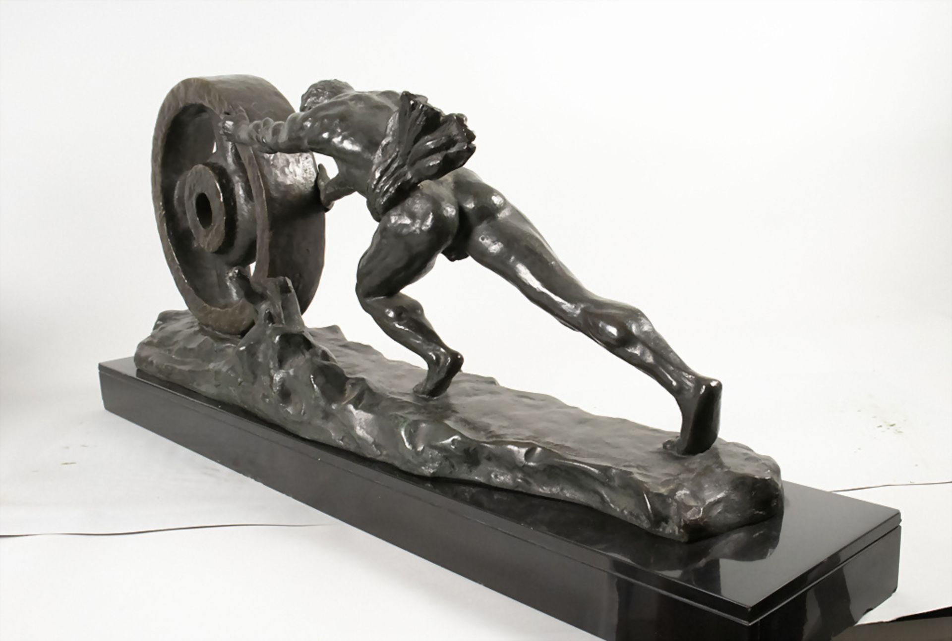 Ghanu GANTCHEFF (bulgarischer Bildhauer, um 1920 in Paris tätig), 'Athletischer, männlicher ... - Image 5 of 9