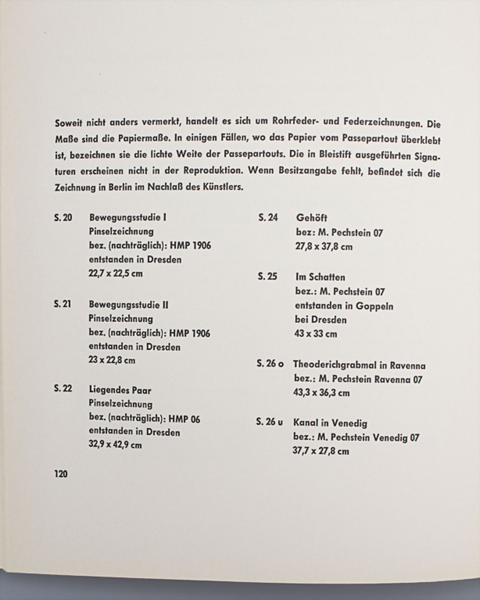 Max PECHSTEIN / L. Reidemeister: 'Erinnerungen', 1960 - Bild 7 aus 7