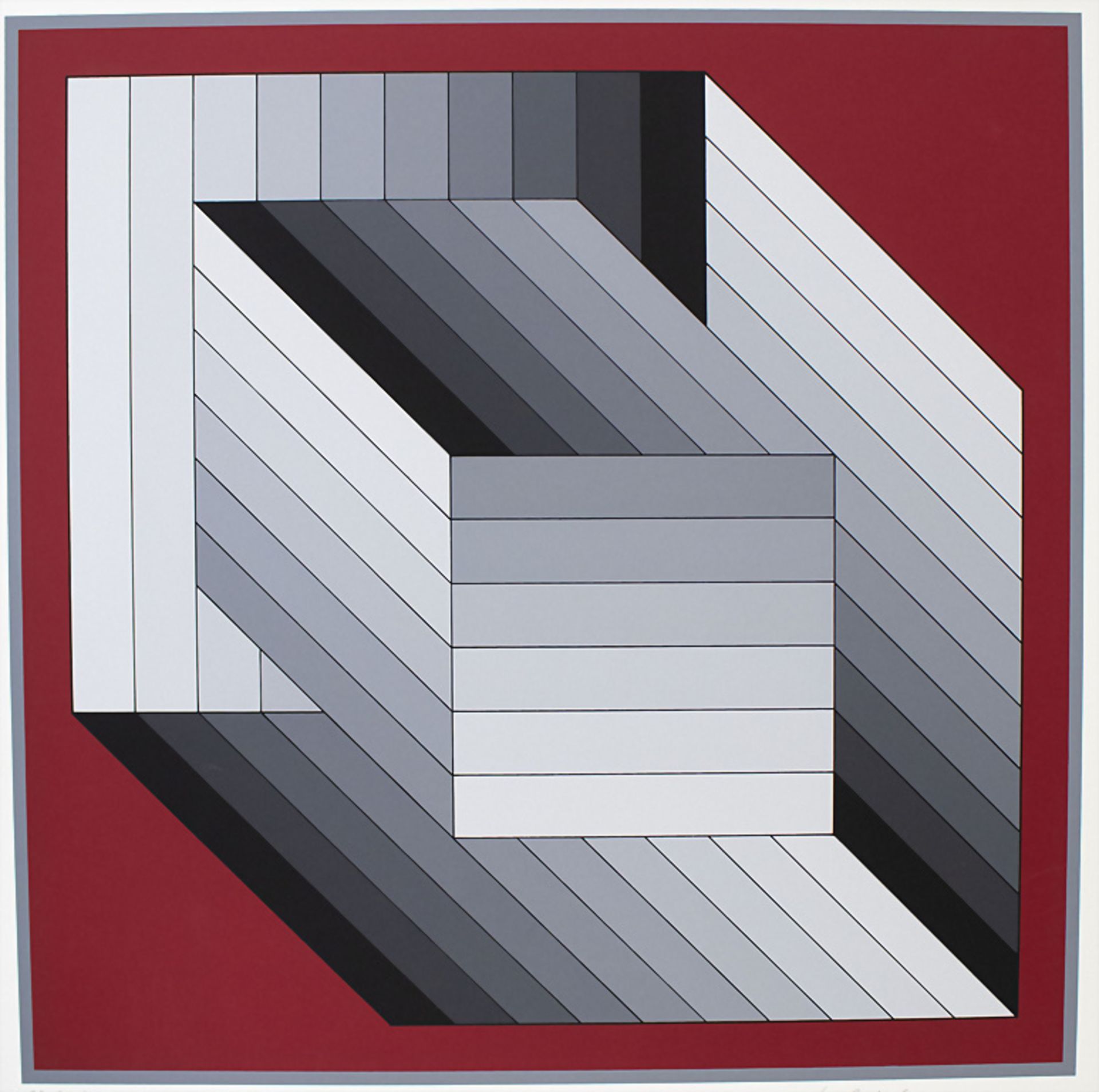 Victor VASARELY (1906-1997), 'Komposition' / 'Composition', 20. Jh. - Image 2 of 4