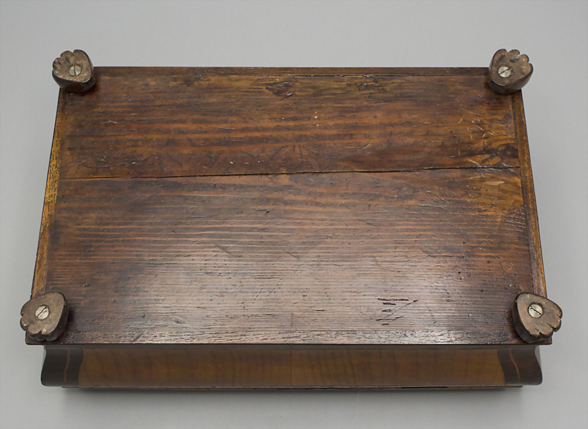 Biedermeier Nähkästchen / A Biedermeier sewing box, um 1840 - Bild 9 aus 9