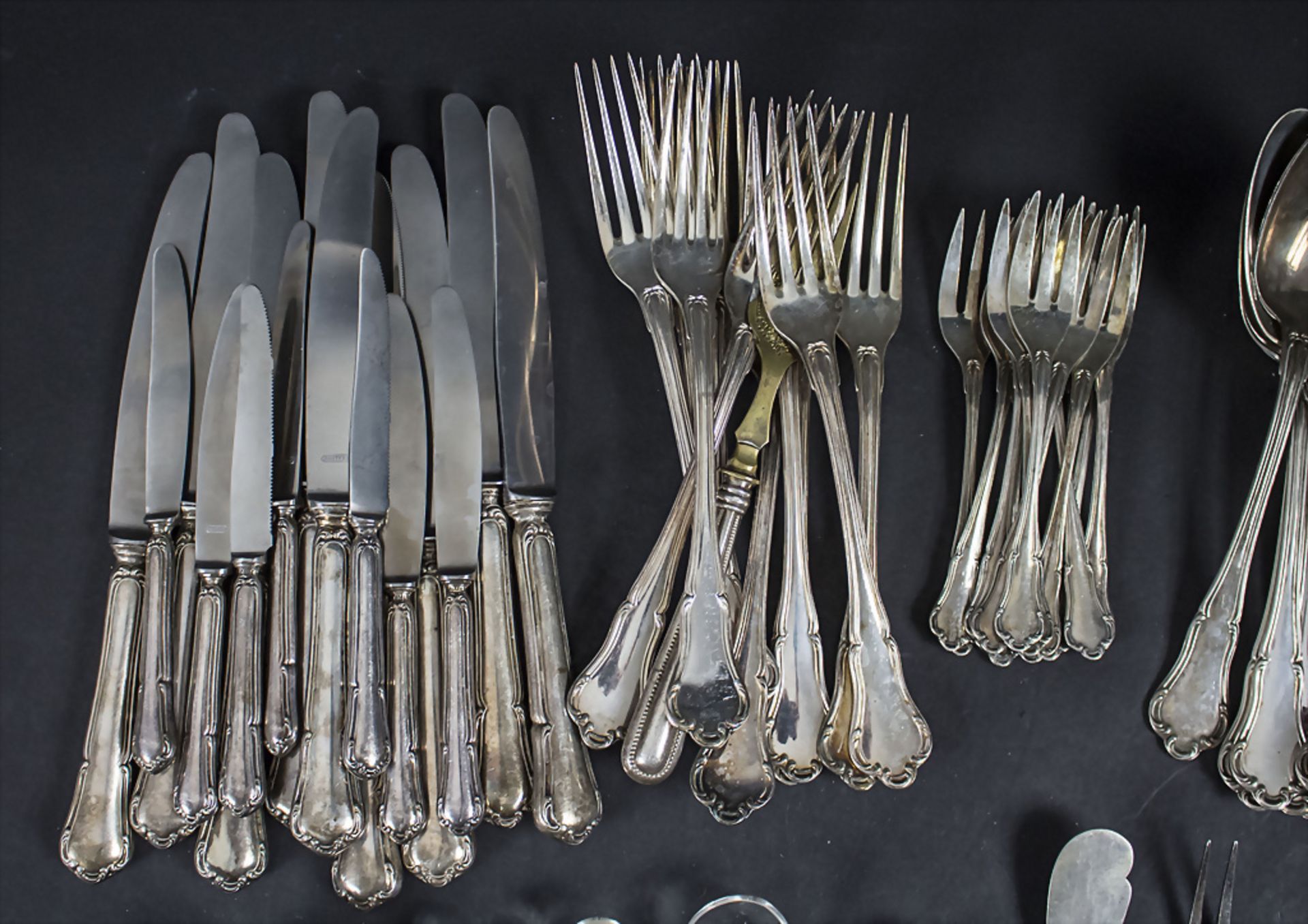 Konvolut Silberbesteck / A set of silver cutlery, u.a. Koch & Bergfeld, Bremen - Bild 3 aus 4