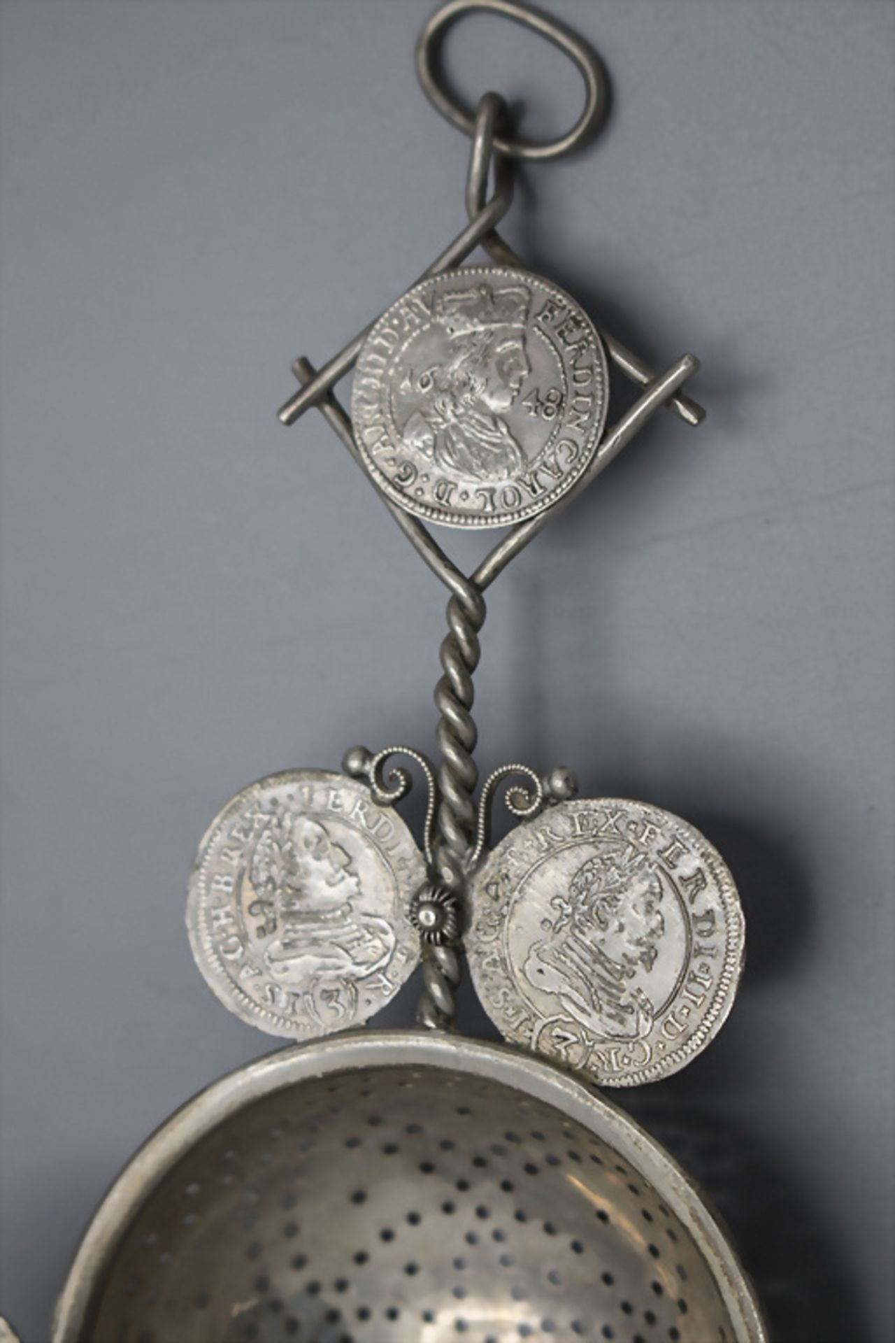 Konvolut aus 6 Teesieben / A set of 6 silver tea strainers, um 1900 - Image 3 of 4