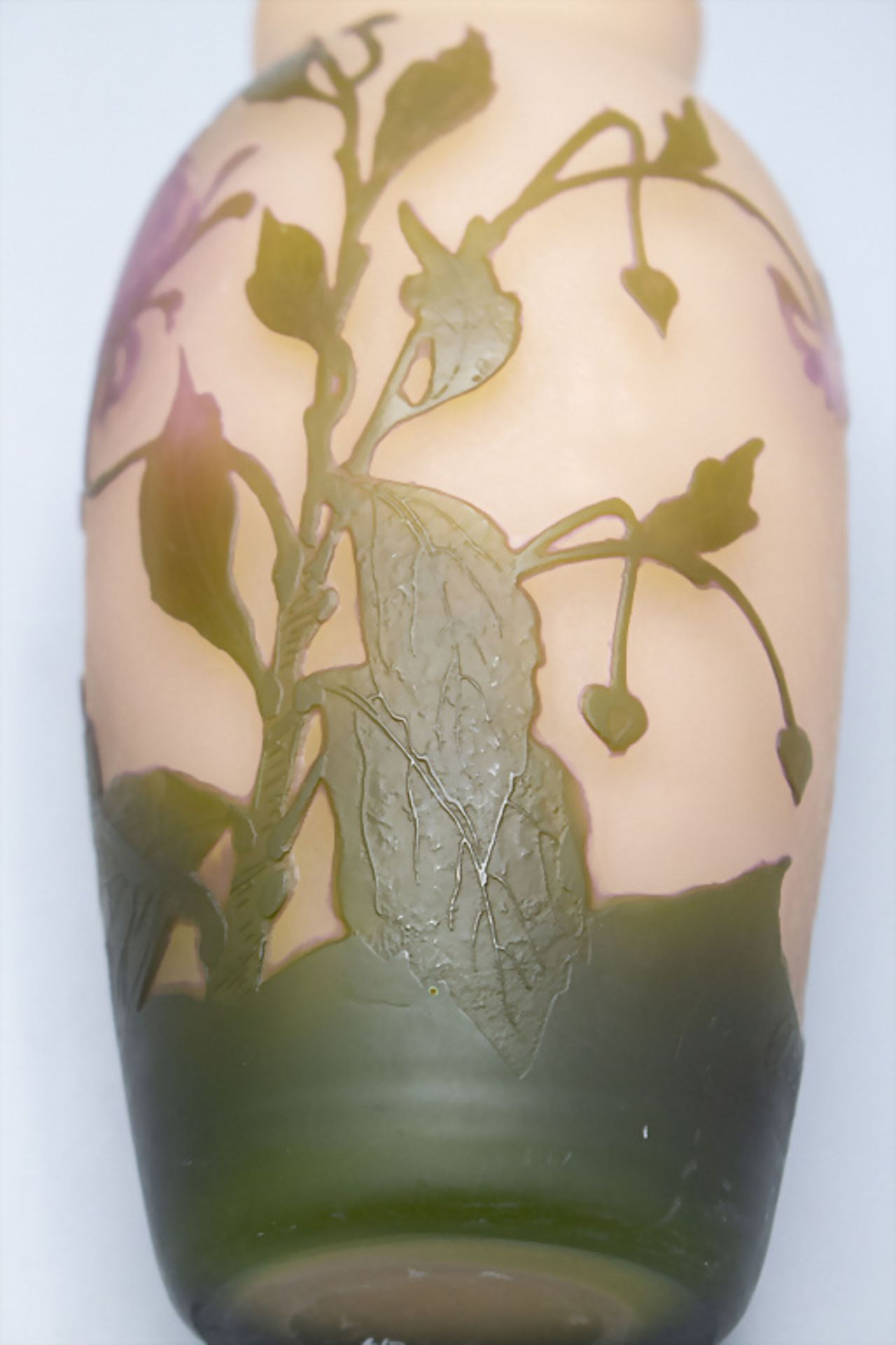 Jugendstil Vase, Arsall, Vereinigte Lausitzer Glaswerke AG, Weisswasser, 1921 - Bild 5 aus 6