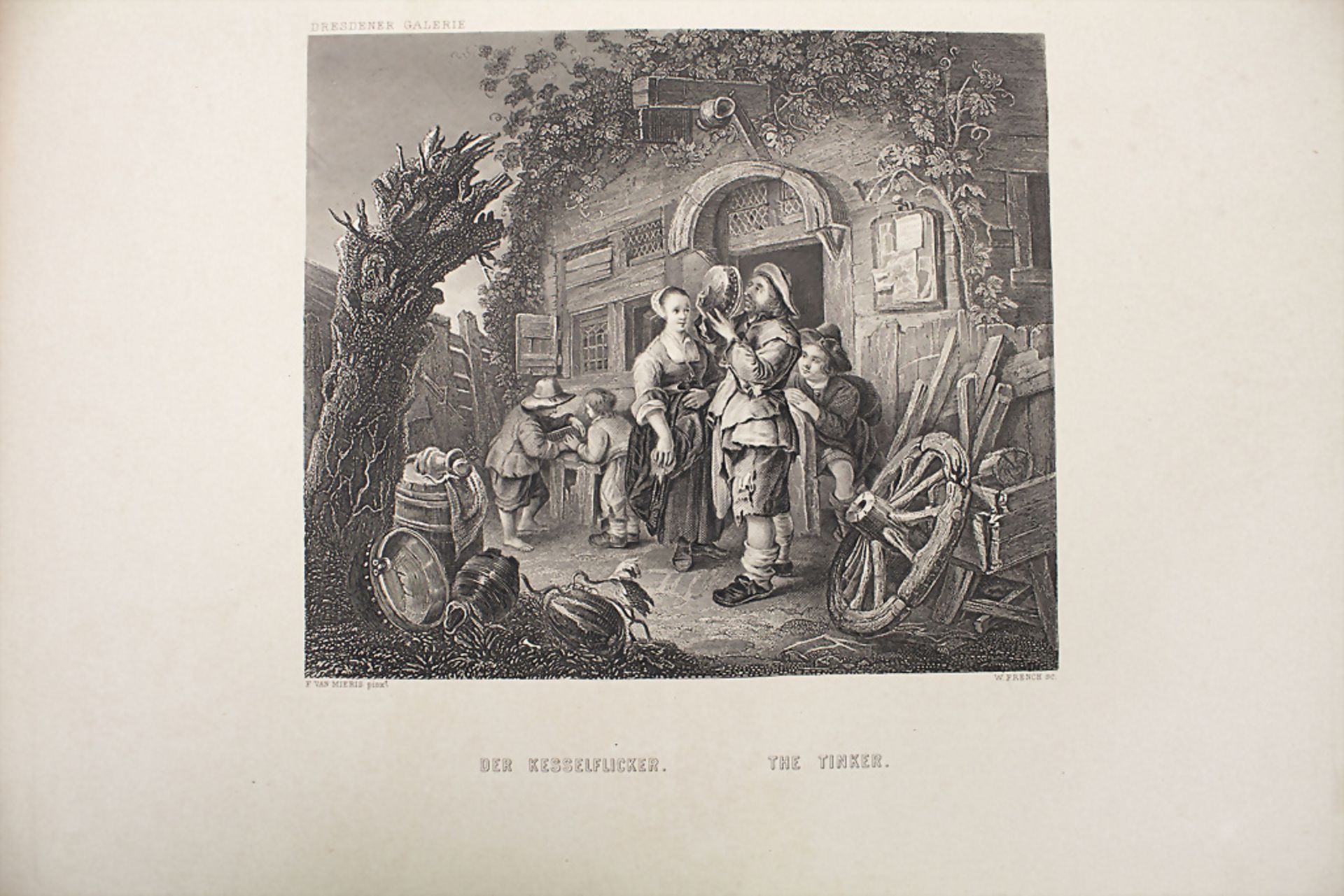 Konvolut Stiche 'Berufe' / A set of 9 engravings 'Professions', 19. Jh. - Bild 2 aus 11