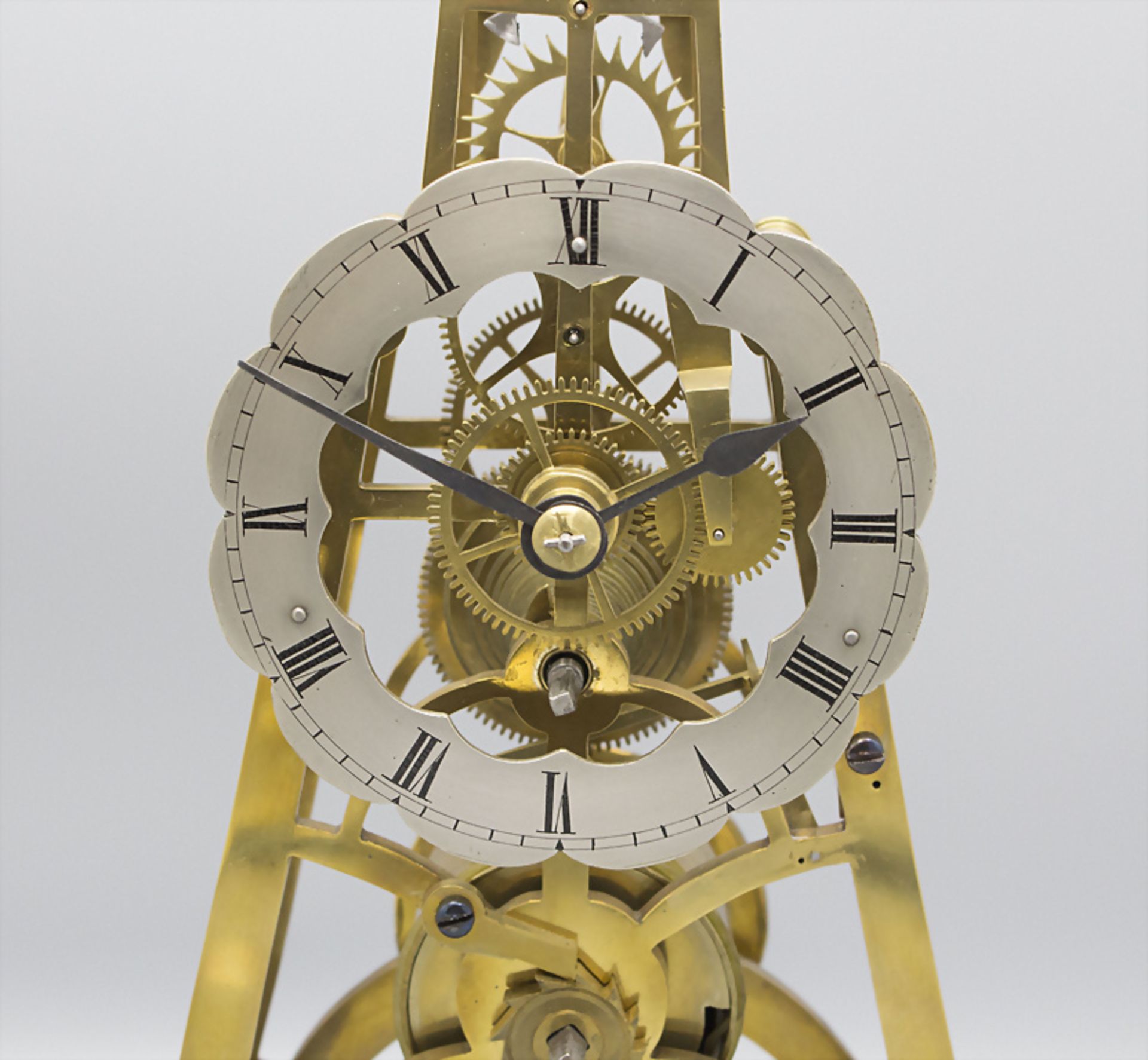 Skelettuhr / A skeleton clock, England, 19. Jh. - Bild 2 aus 7