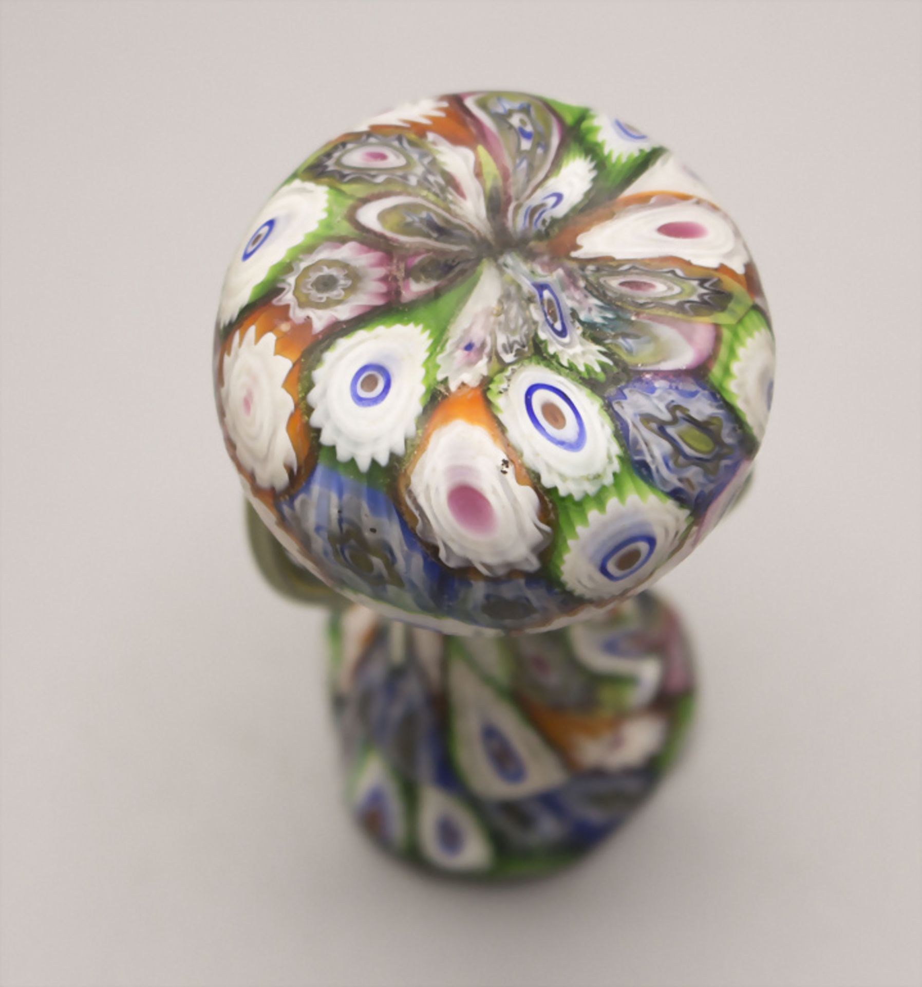 Henkelvase Fratelli Toso bunt, Fratelli Toso, Murano, um 1910 - Bild 3 aus 3