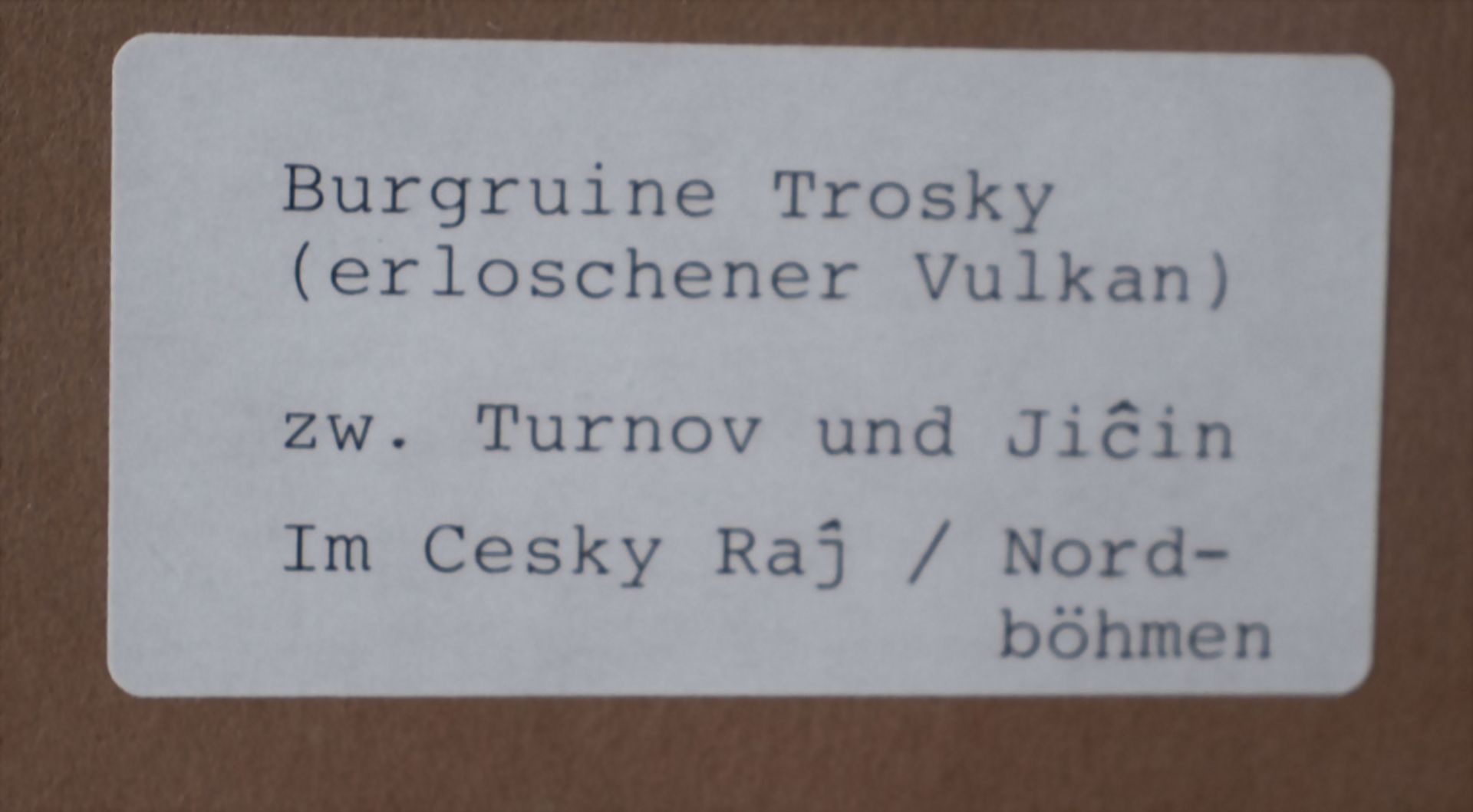 Vladimir KOMAREK (1928-2002), 'Burgruine Trosky' / 'Castel ruin Trosky', 1977 - Bild 5 aus 6