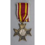 Baden: Kriegsverdienstkreuz 1916 am Band