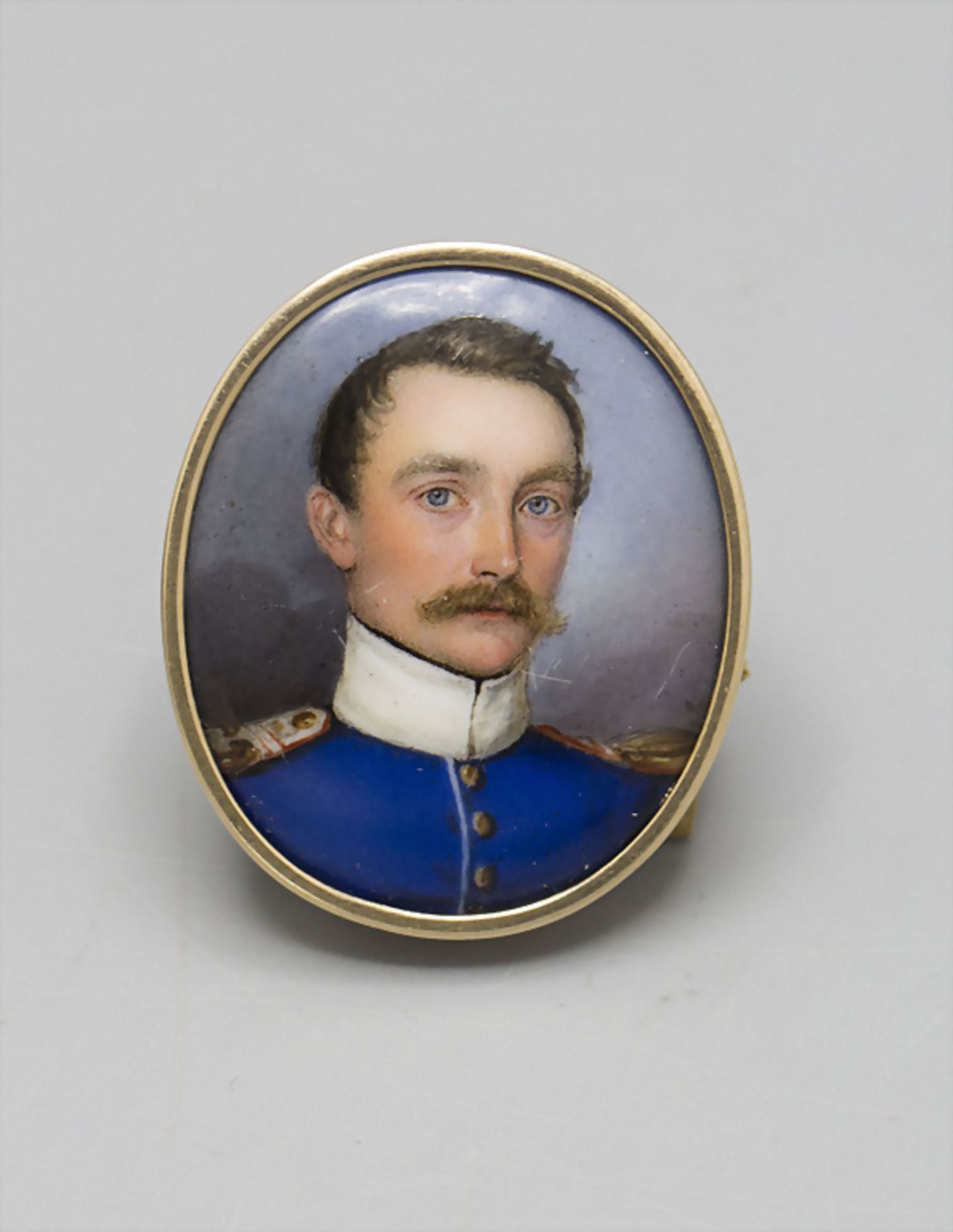 Empire Miniatur 'Offizier' / An Empire miniature portrait of an officer, um 1800