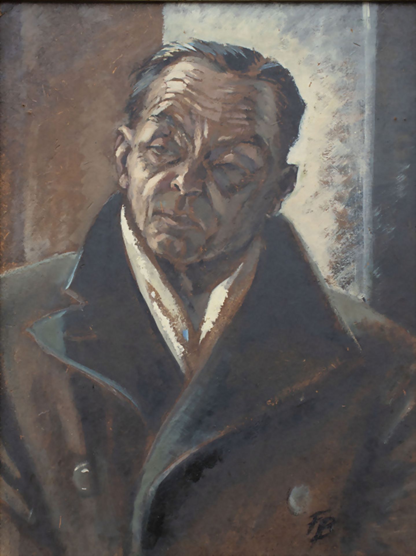 Monogrammist des 20. Jh., Herrenporträt / A portrait of gentleman