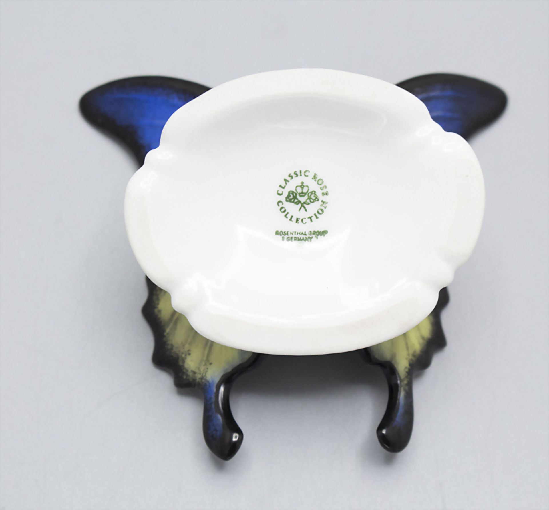 Porzellan Schmetterling / A porcelain butterfly, Rosenthal, Selb, Ende 20. Jh. - Bild 4 aus 6