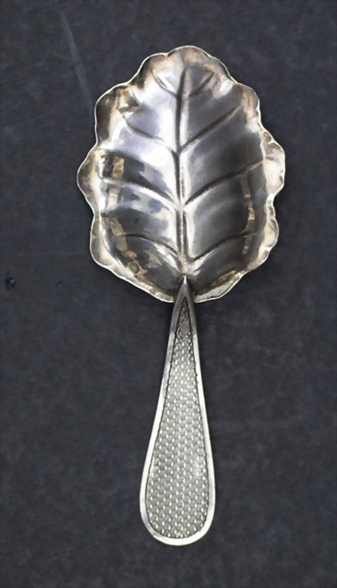Löffel für Teedose / A silver tea caddy spoon, Frankreich, um 1860 - Bild 3 aus 5