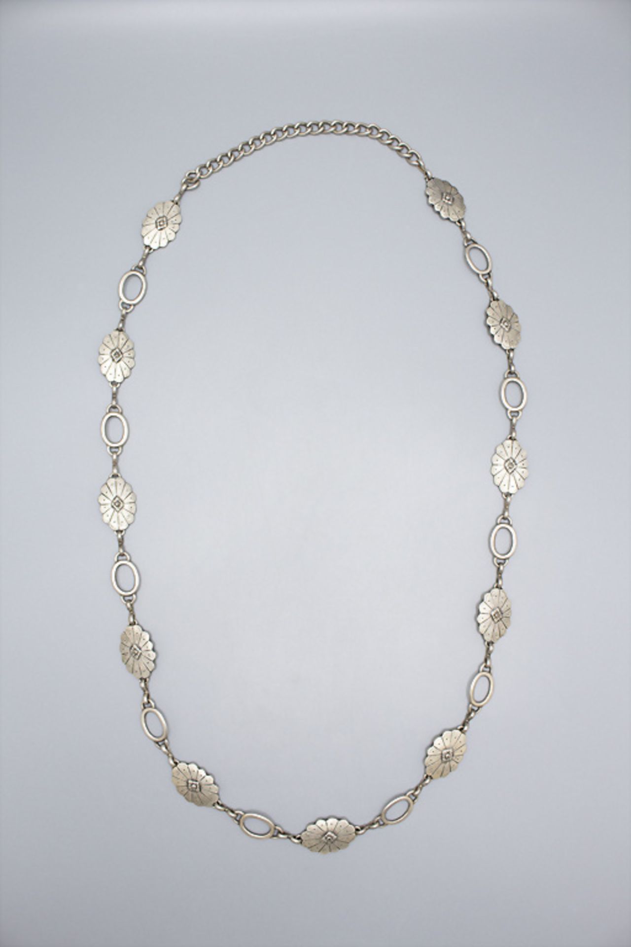 Lange Vintage Kette / A long vintage necklace, wohl 1970er Jahre - Image 3 of 4