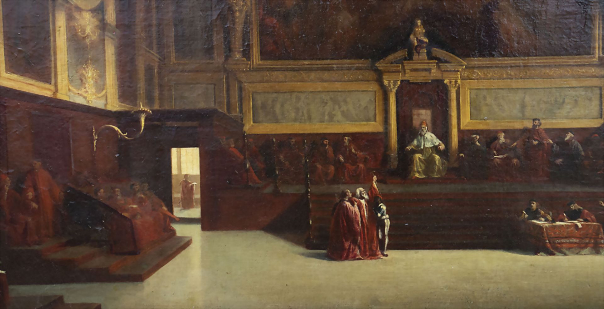 Charles A. Richard-Cavaro (1819-1880), 'Päpstliches Tribunal / 'Papal Tribunal', Venedig, 1857 - Image 5 of 6