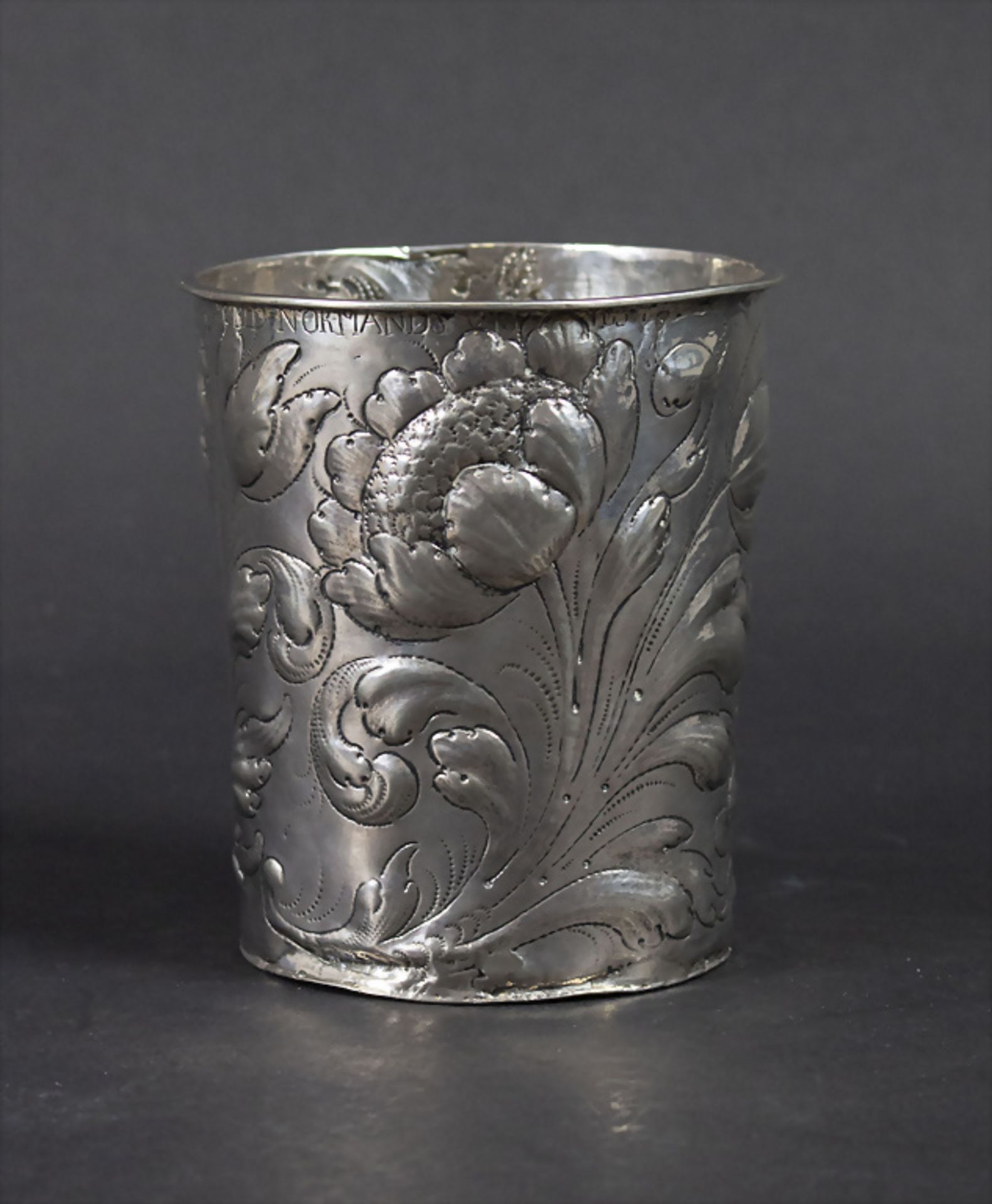 Silberbecher / A silver beaker, um 1700 - Image 2 of 10