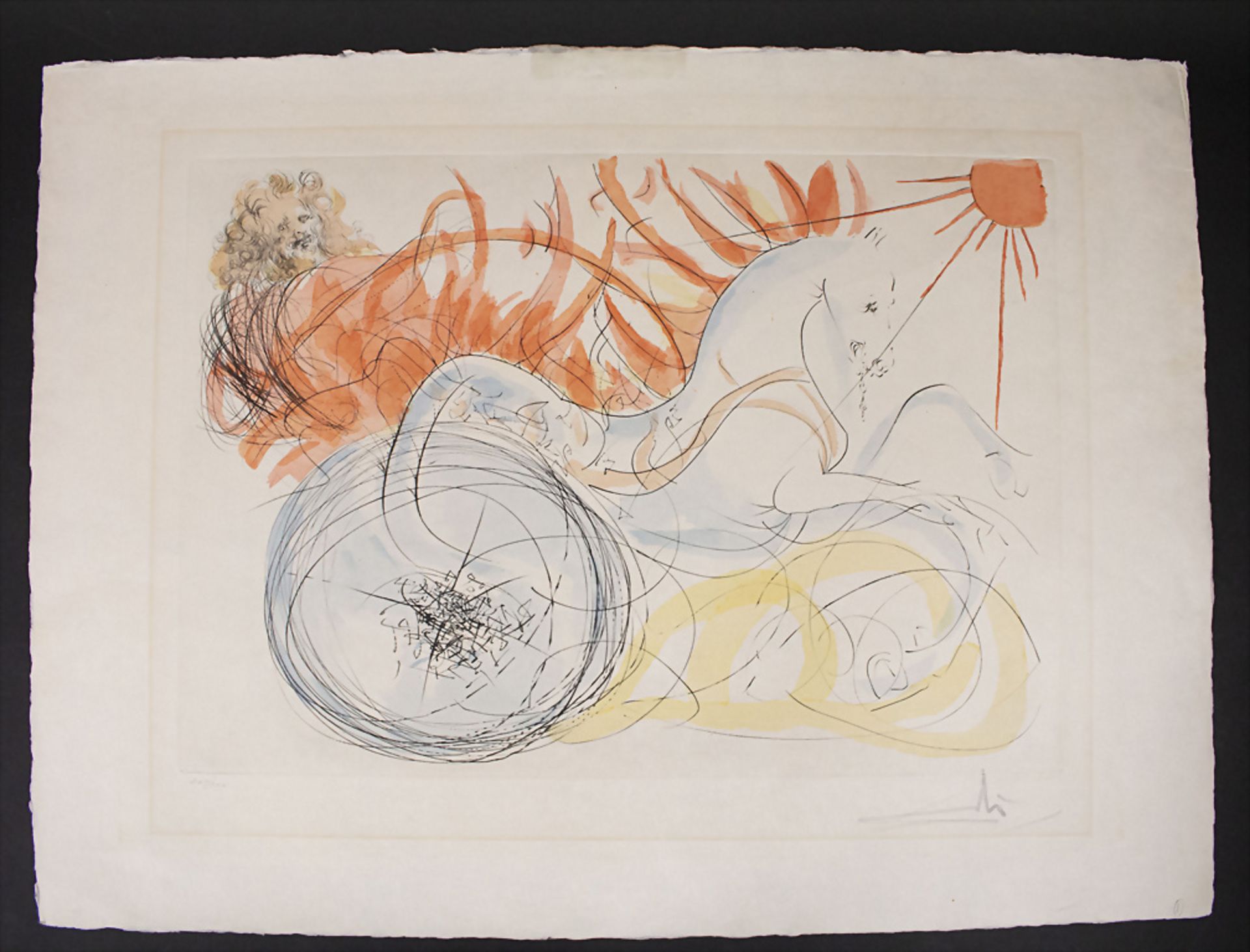 Salvador DALI (1904-1989), 'Helios mit dem Sonnenwagen' / 'Helios and the sun chariot', 20. Jh. - Image 2 of 6