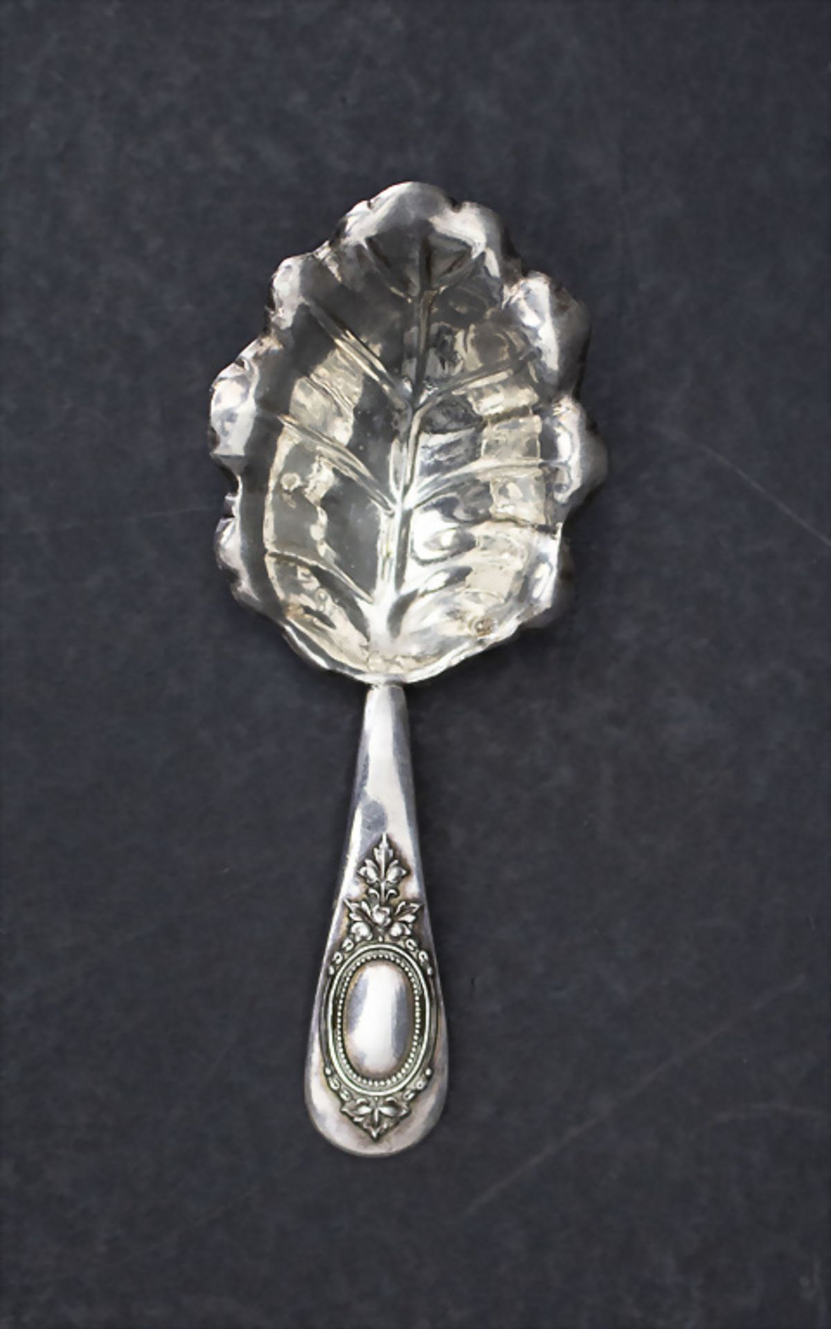 Löffel für Teedose / A silver tea caddy spoon, Frankreich, um 1860