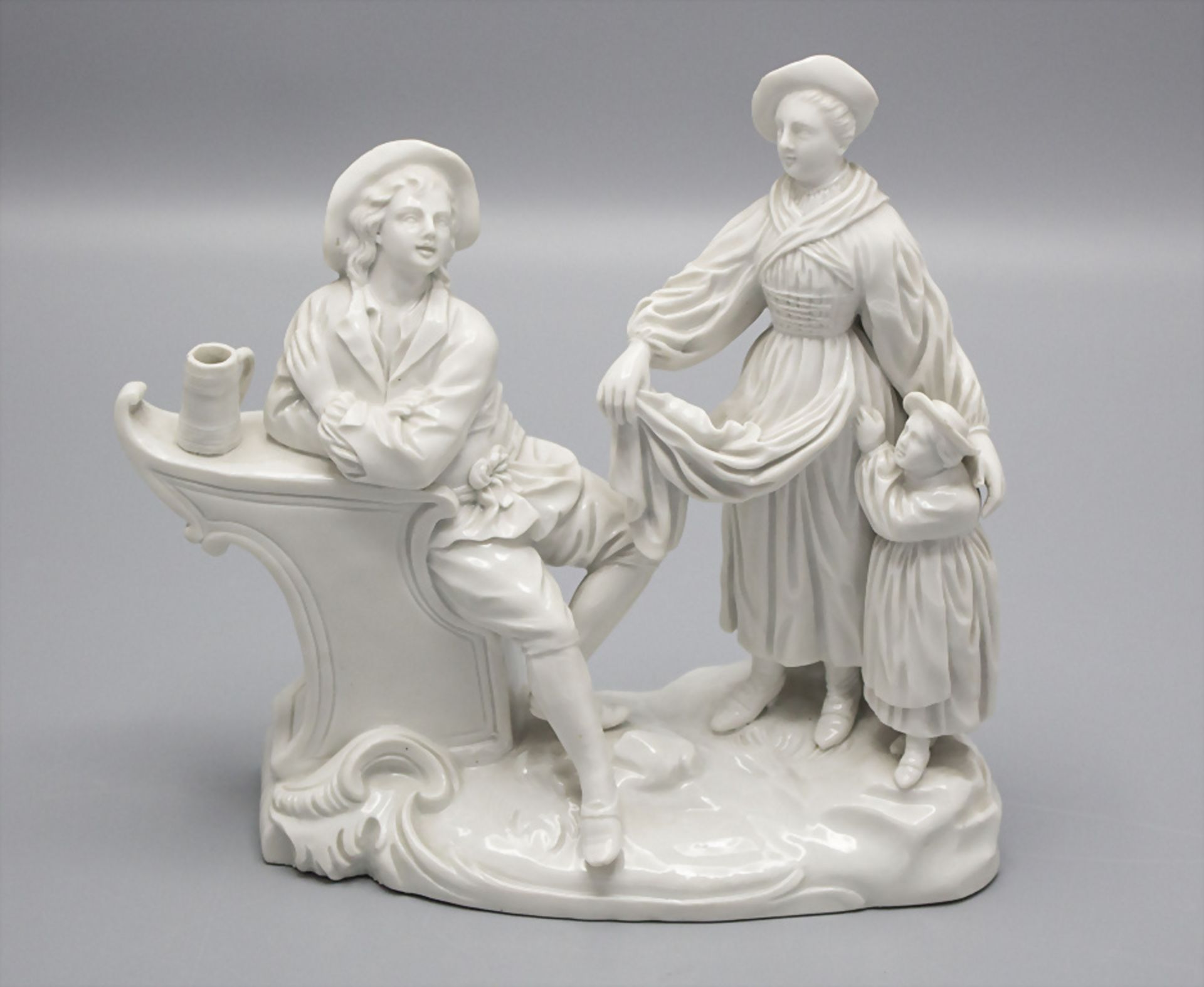 Porzellan Figurengruppe / A group of porcelain figures, Höchst, um 1770