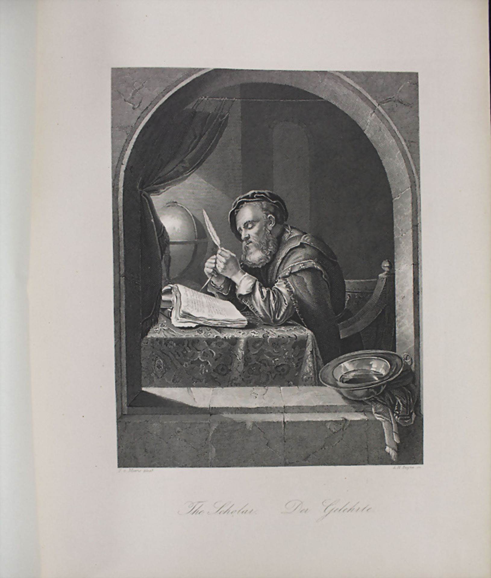 Konvolut Stiche 'Berufe' / A set of 5 engravings 'Professions', 19. Jh. - Image 7 of 8