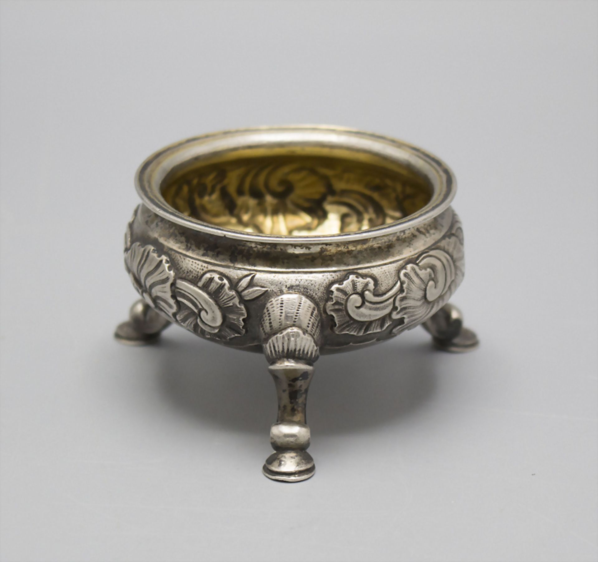 Rokoko Saliere / A silver Rococo salt cellar, deutsch, um 1770 - Image 2 of 5