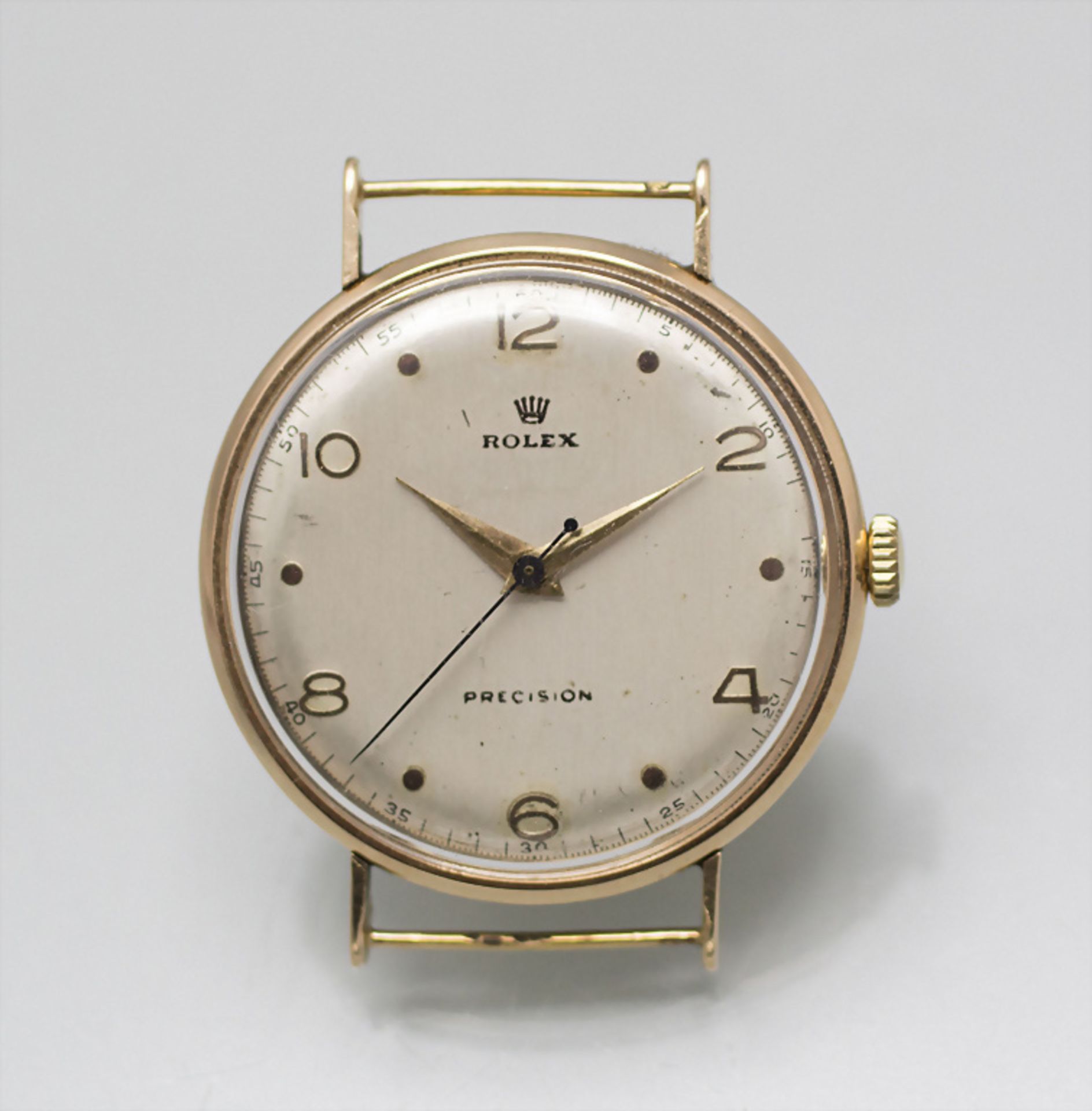 Rolex Precision, HAU / A men's watch, Swiss / Schweiz, um 1950