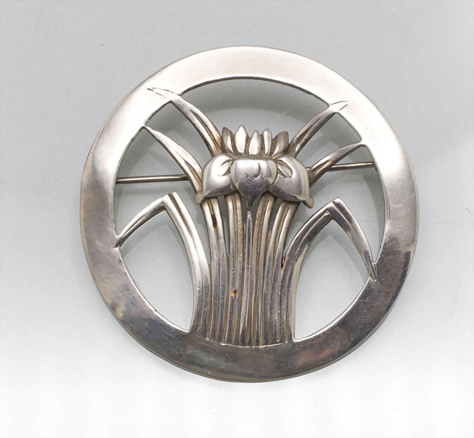 Jugendstil Silberbrosche / An Art Nouveau Sterling silver brooch, um 1920