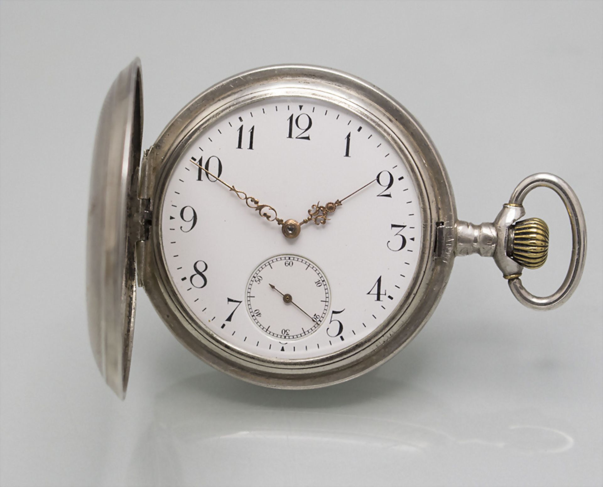 Savonette Herrentaschenuhr, Omega, um 1905