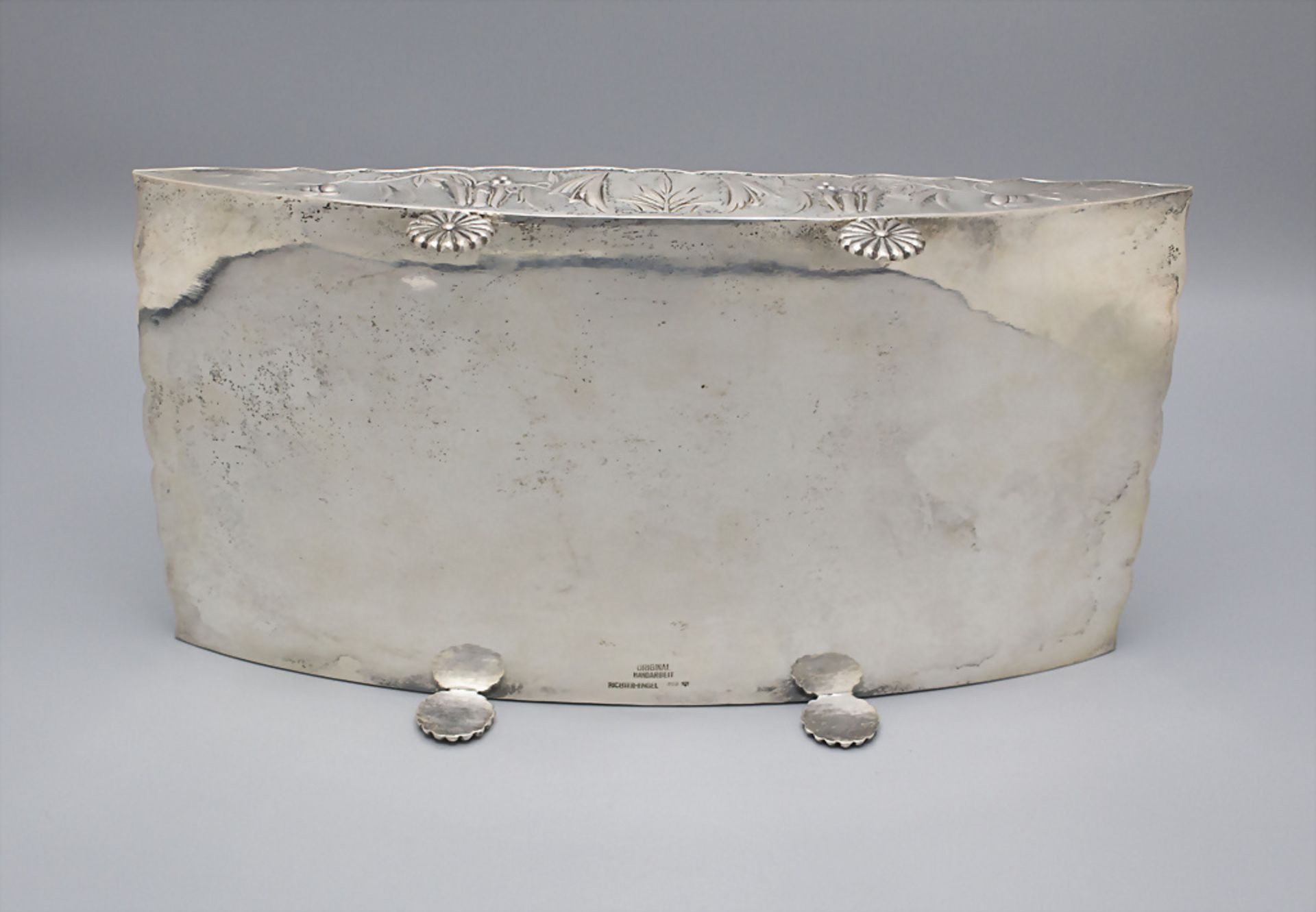 Art Déco Silberschale / An Art Deco silver bowl, Oswald Richter-Engel, Saarbrücken, um 1925 - Bild 3 aus 4