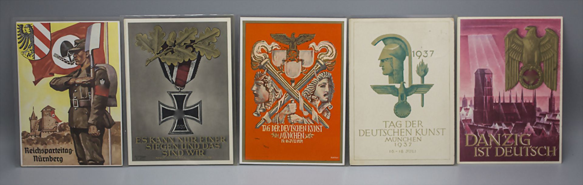 Sammlung Propaganda Postkarten Drittes Reich / A collection of propaganda postcards, Third Reich