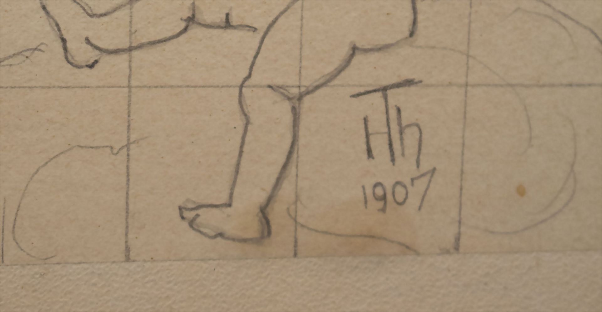 Hans THOMA (1939-1924), Putten-Studie / A cherub study, 1907 - Image 3 of 4