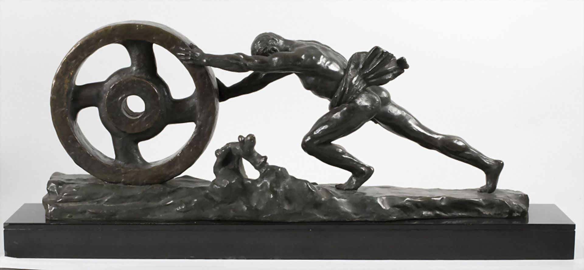 Ghanu GANTCHEFF (bulgarischer Bildhauer, um 1920 in Paris tätig), 'Athletischer, männlicher ...