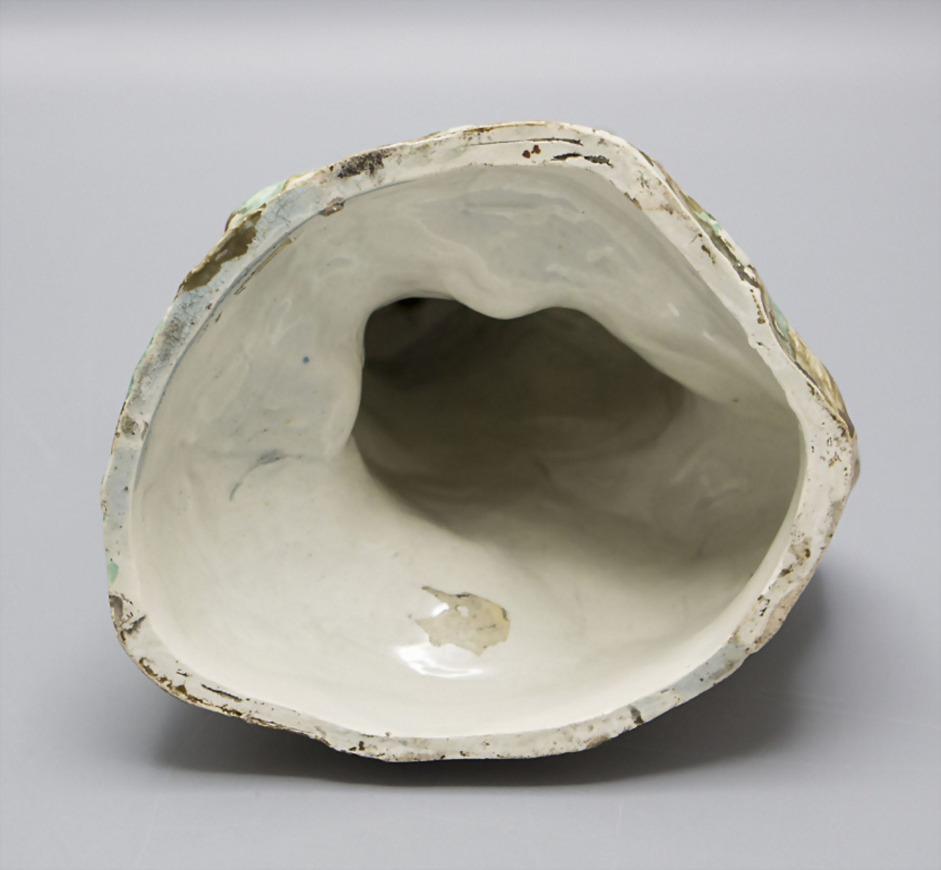 Frühe Keramik-Figur 'Römische Nächstenliebe' / 'Caritas Romana' / An early pottery pearlware ... - Bild 4 aus 5