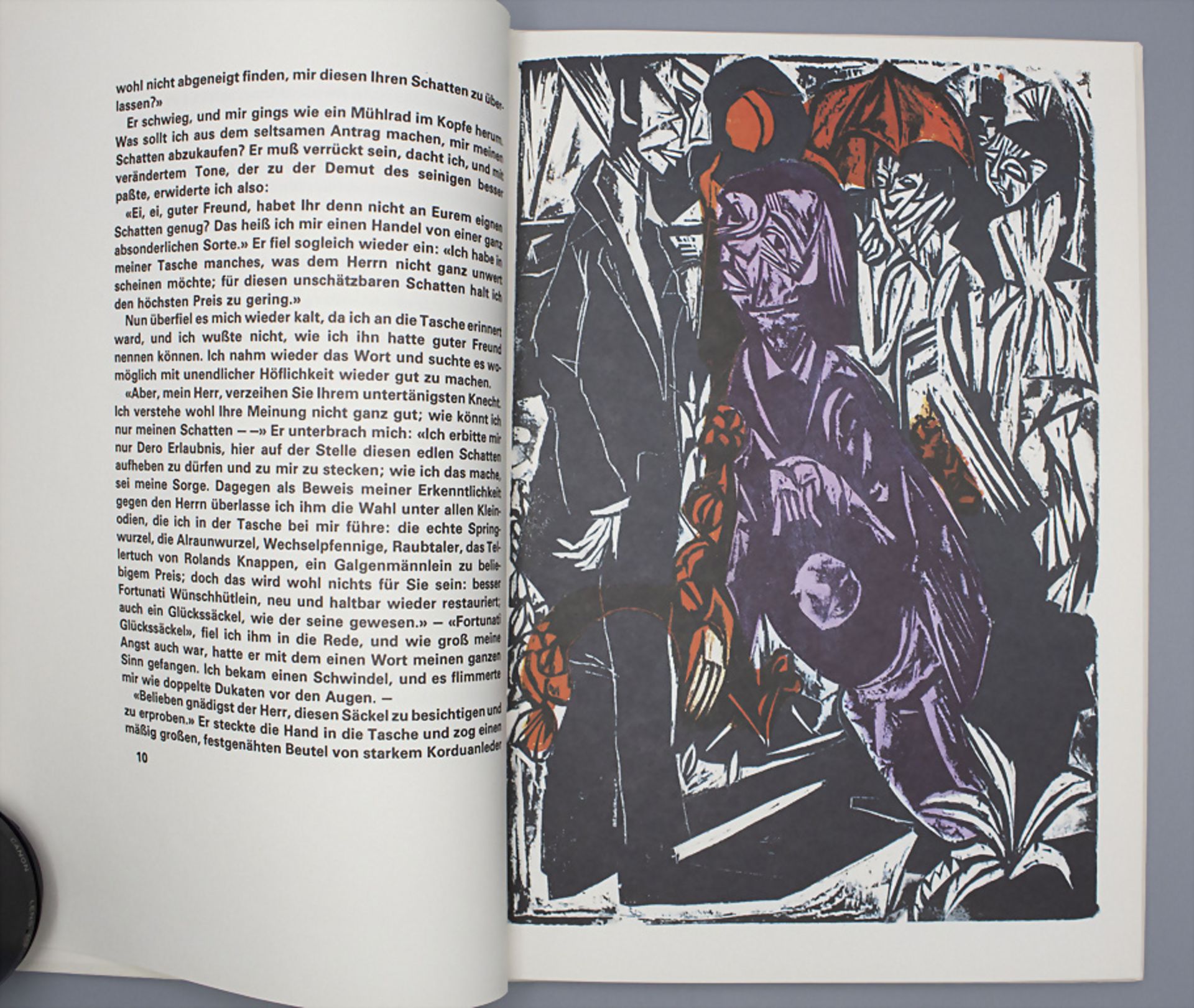 Ernst L. KIRCHNER / A.v. Chamisso: 'Peter Schlemihls wundersame Geschichte', 1980 - Image 3 of 6