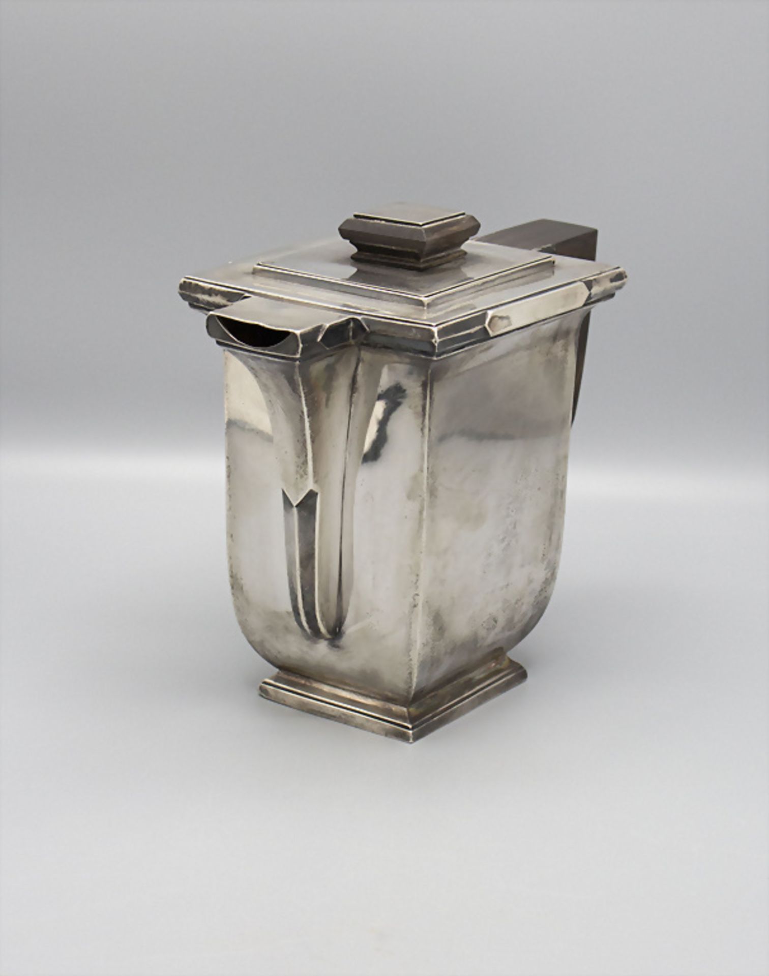 Art Déco Kaffekanne / An Art Deco silver coffee pot, Maison Aschwege, Paris, um 1925 - Bild 2 aus 7