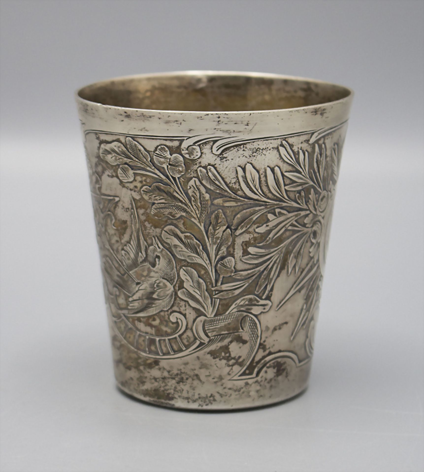 Schützenbecher / A silver beaker, Armand Fresnais, Paris, um 1890 - Bild 4 aus 7