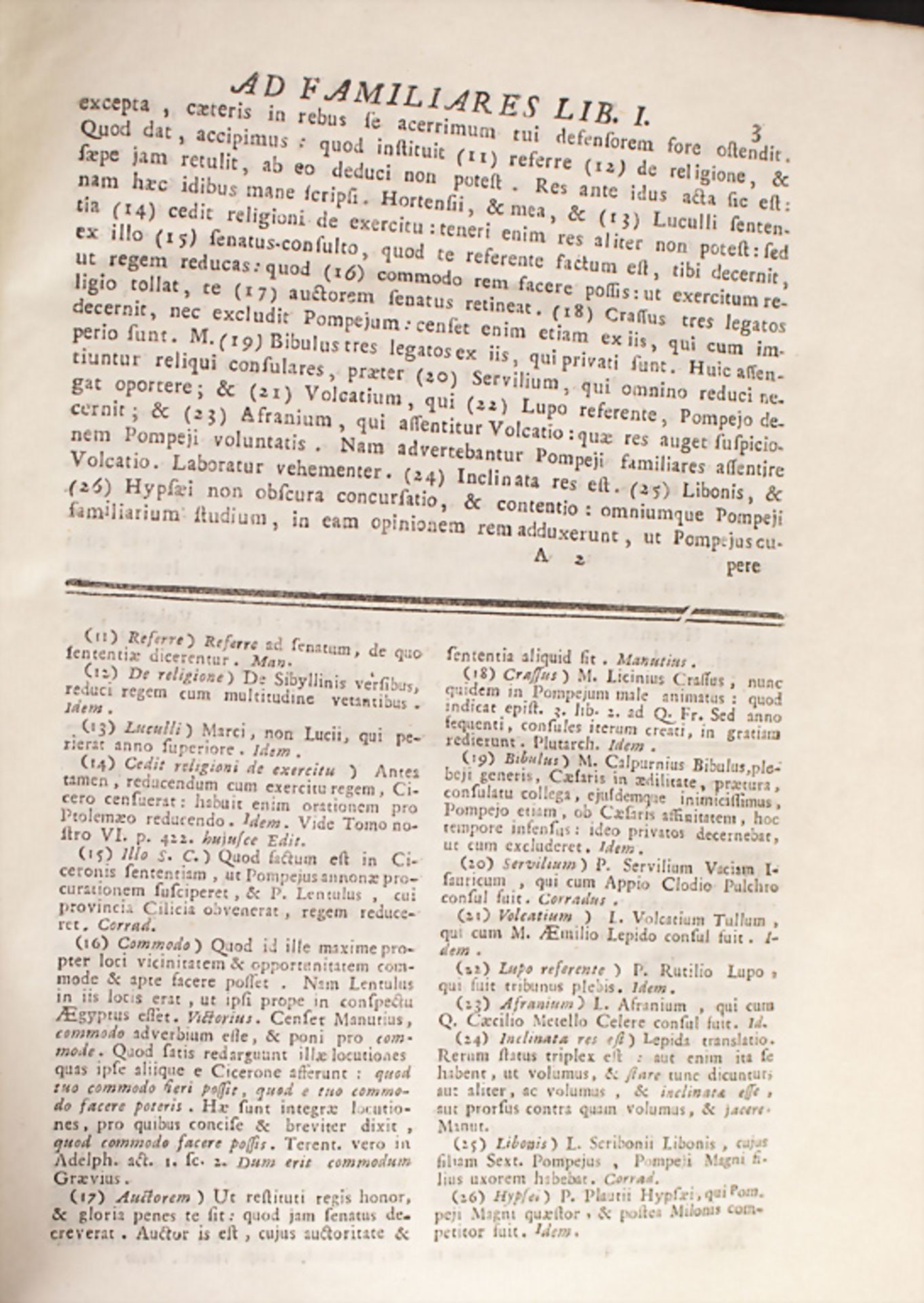 M. Tullii Ciceronis: 'Opera, cum delectu commemtariorum in usum serenissimi delphini', 1772 - Bild 6 aus 6