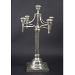 Girandole / A 5-arm silver candelabra, Polen / Poland, um 1925