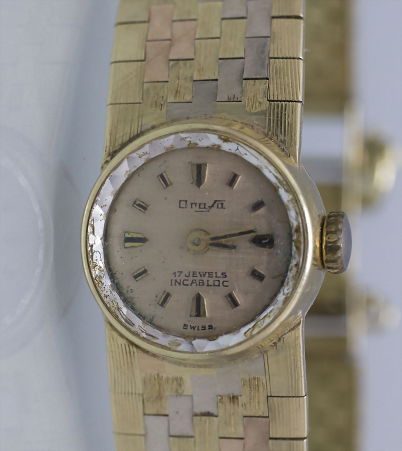 Damenuhr / A ladies 14 ct gold watch, Orafa, Swiss, um 1965 - Bild 2 aus 5