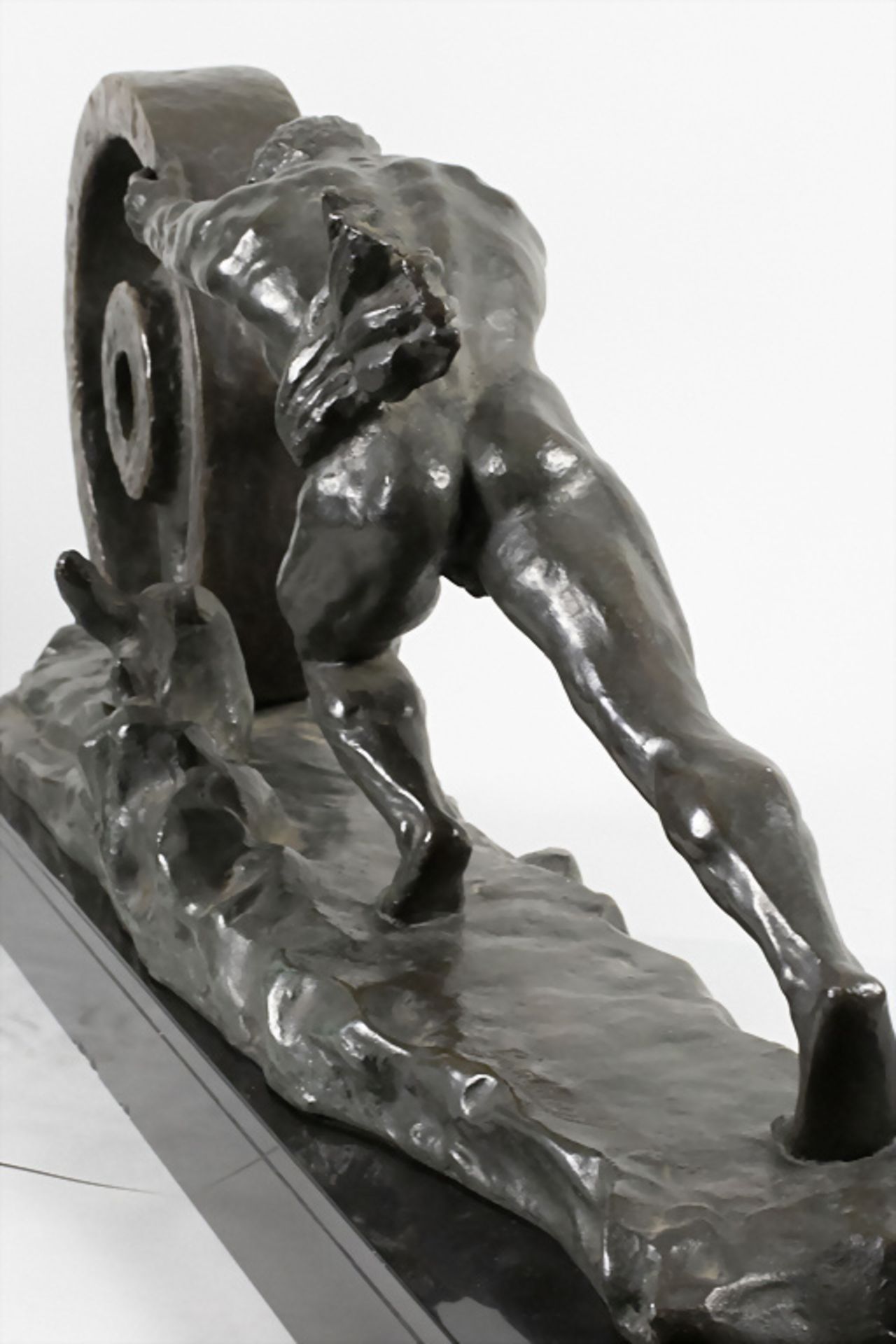 Ghanu GANTCHEFF (bulgarischer Bildhauer, um 1920 in Paris tätig), 'Athletischer, männlicher ... - Image 6 of 9