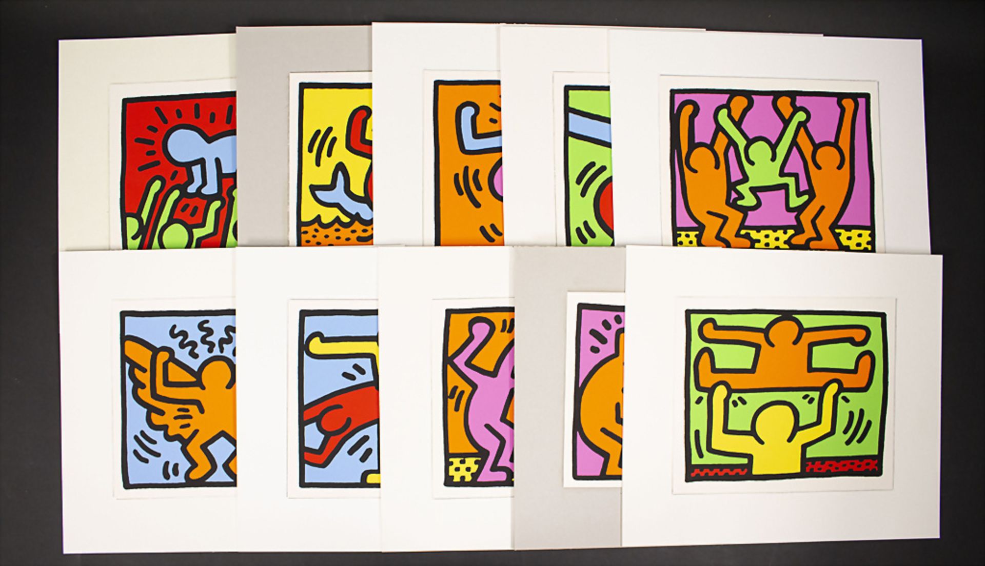 Keith HARING (1958-1990), 'Retrospect 1989', 20. Jh.