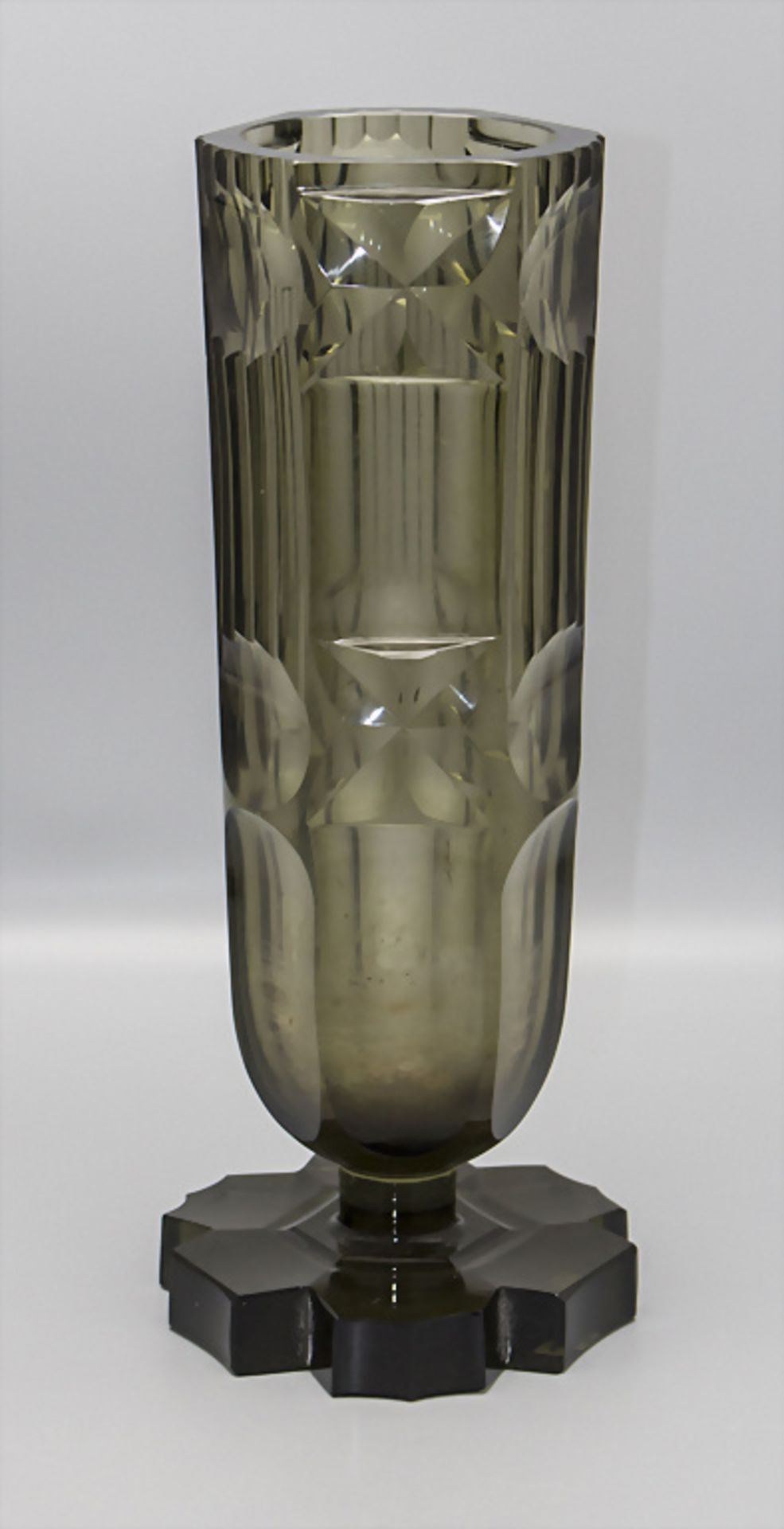 Große Art Déco Vase / A large Art Deco vase, Ludwig Moser, Karlsbad, um 1925