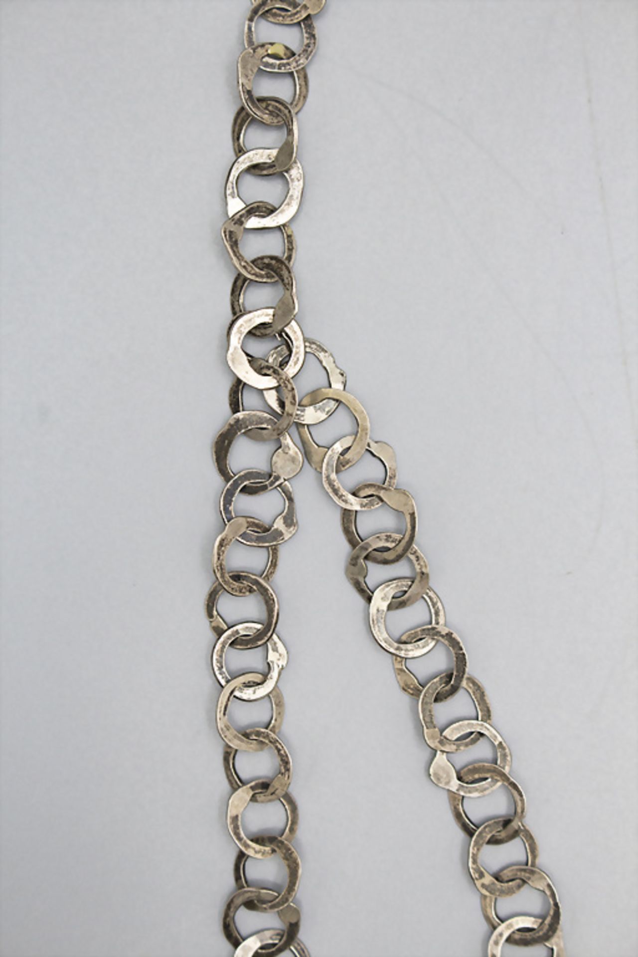Vintage Silberkette / A vintage silver necklace, wohl 1970er Jahre - Bild 3 aus 3