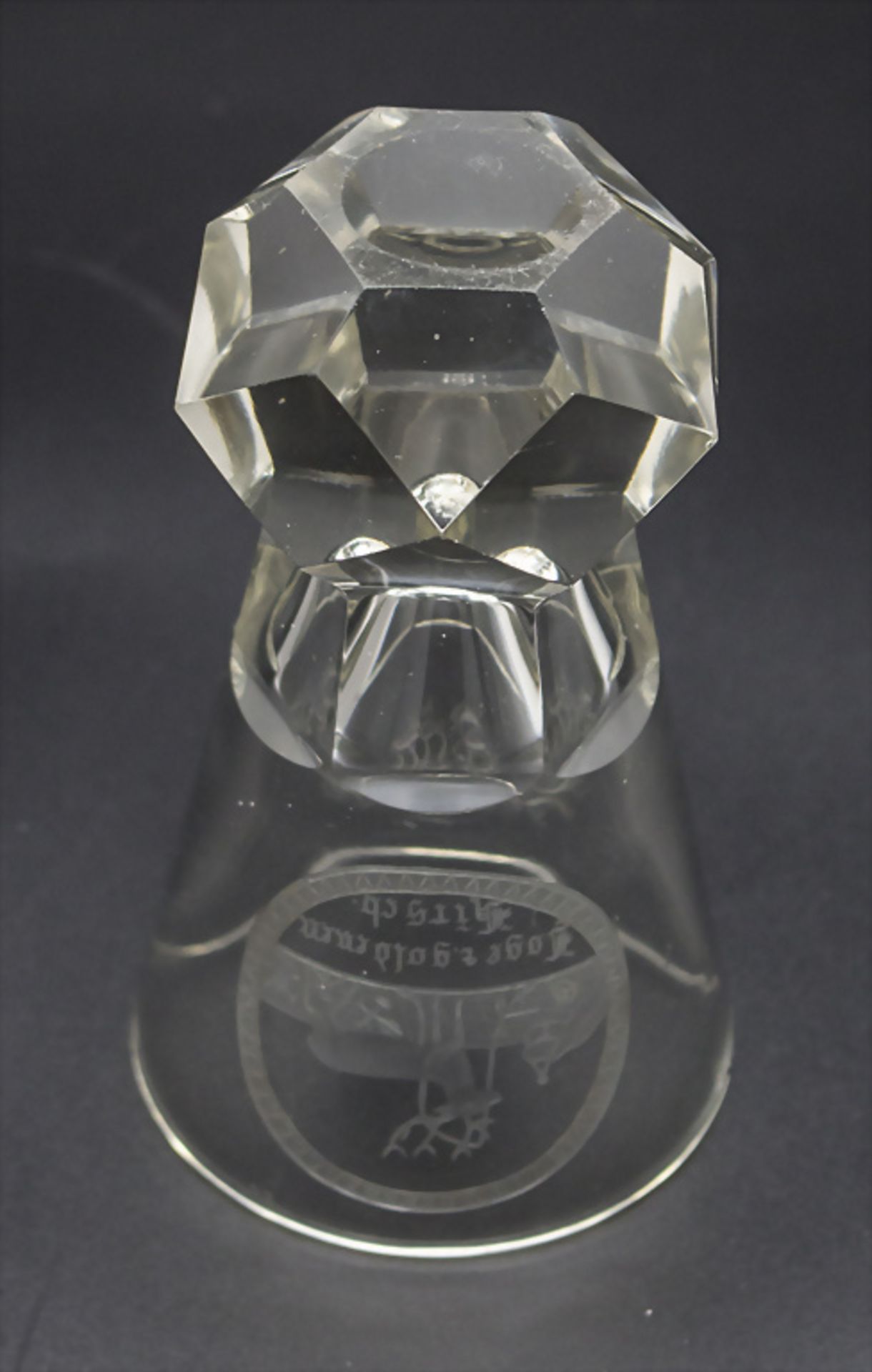 Logenglas 'Freimaurerkanone', deutsch, um 1900 - Bild 3 aus 3