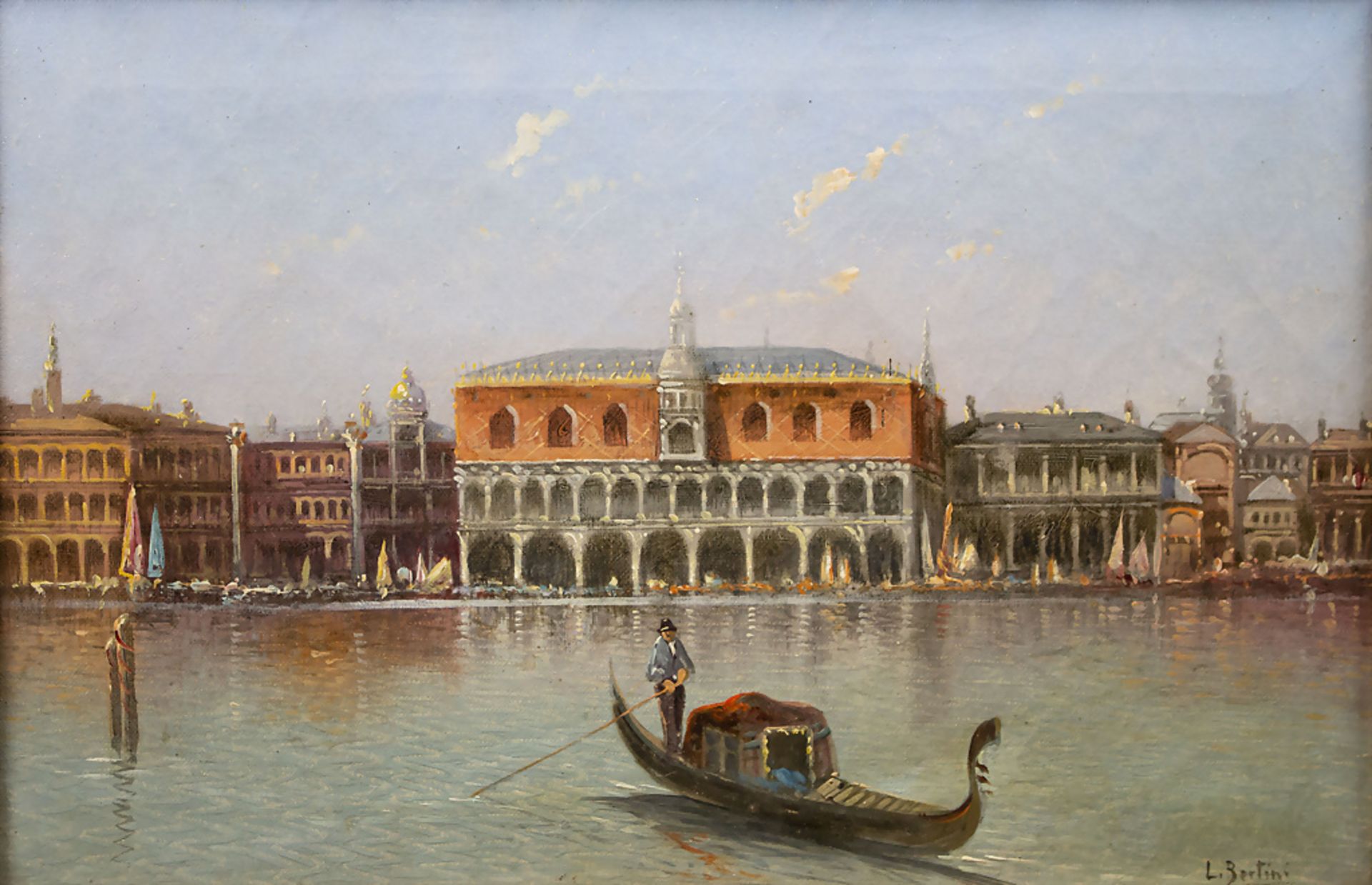 Karl KAUFMANN (1843-1902/05), 'Ansicht von Venedig' / ' A Venice view', um 1888