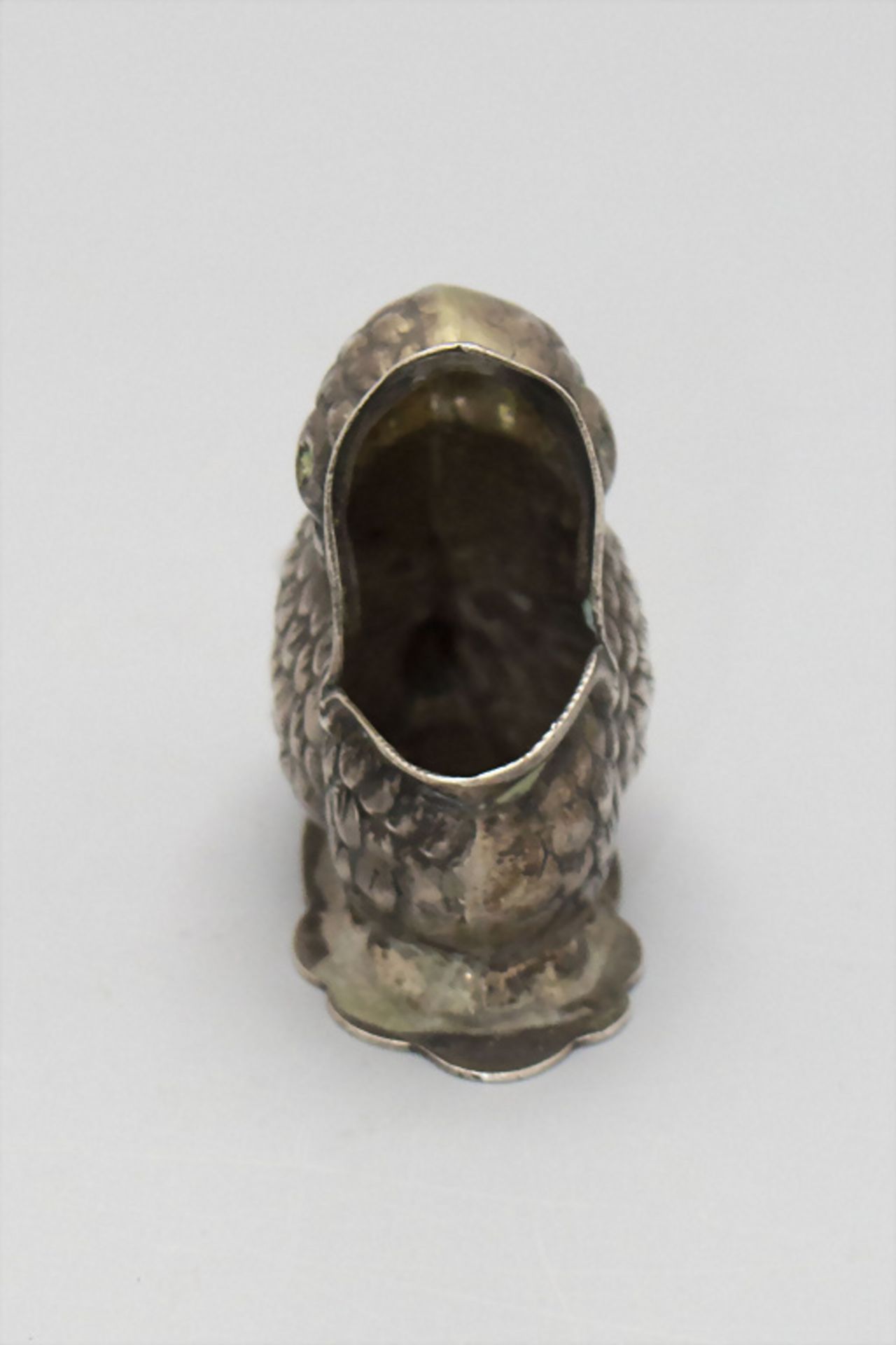 Vogelküken als Zahnstocherhalter / A silver bird chick as toothpick holder, Brandimarte di ... - Image 2 of 6