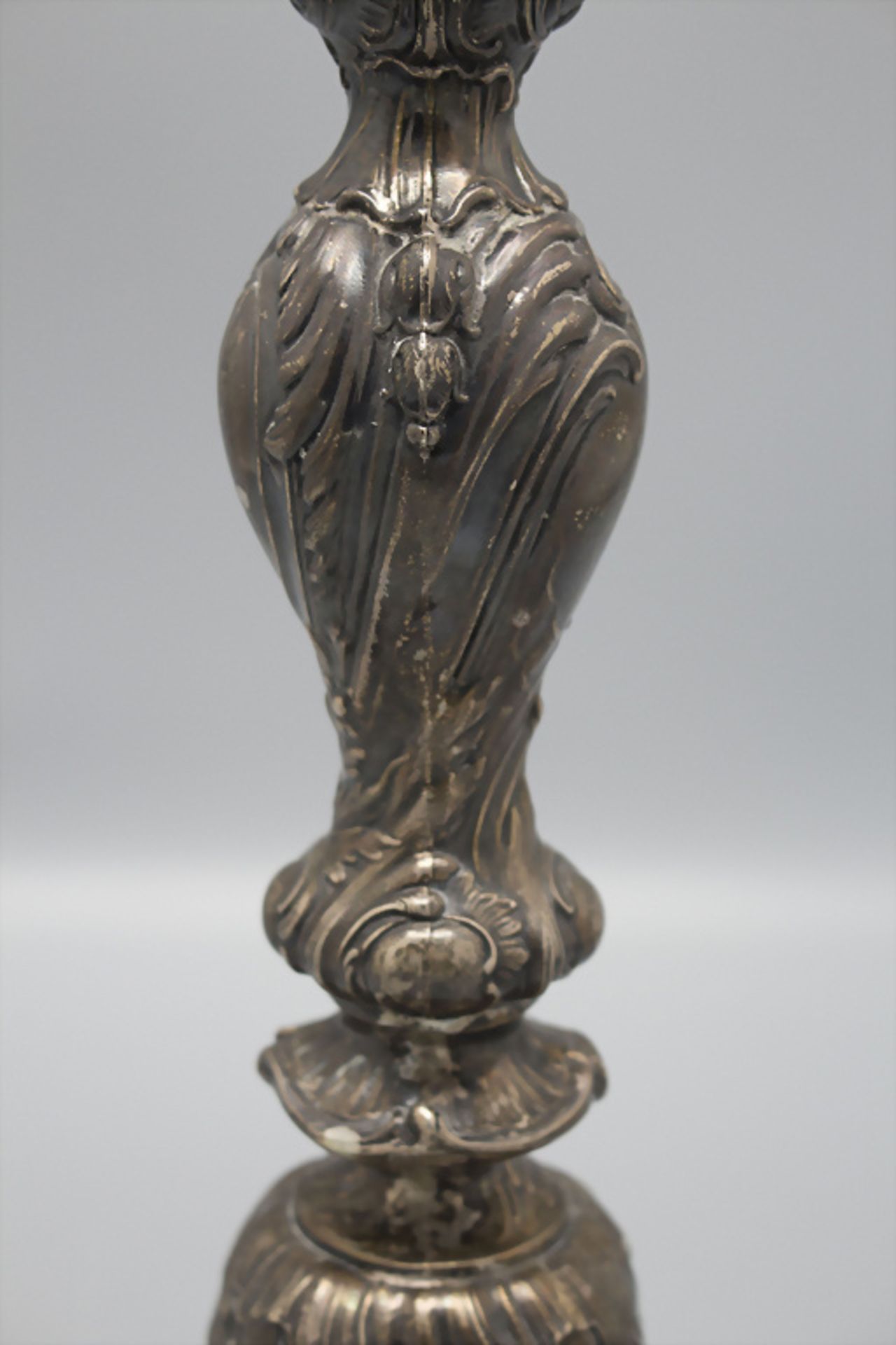 Kerzenleuchter Silber / A silver candlestick, deutsch, um 1900 - Image 3 of 6