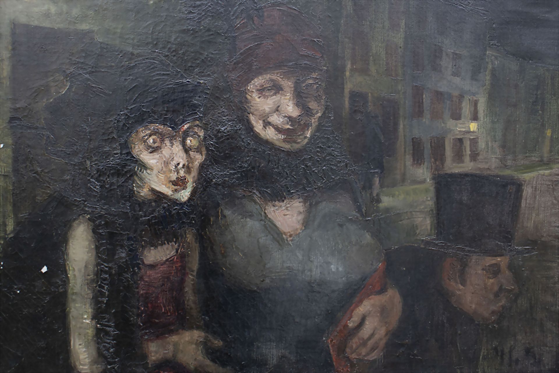 Miron SIMA (1902-1999), 'Eine dunkle Gasse' / 'A dark alley', 1929 - Bild 4 aus 8