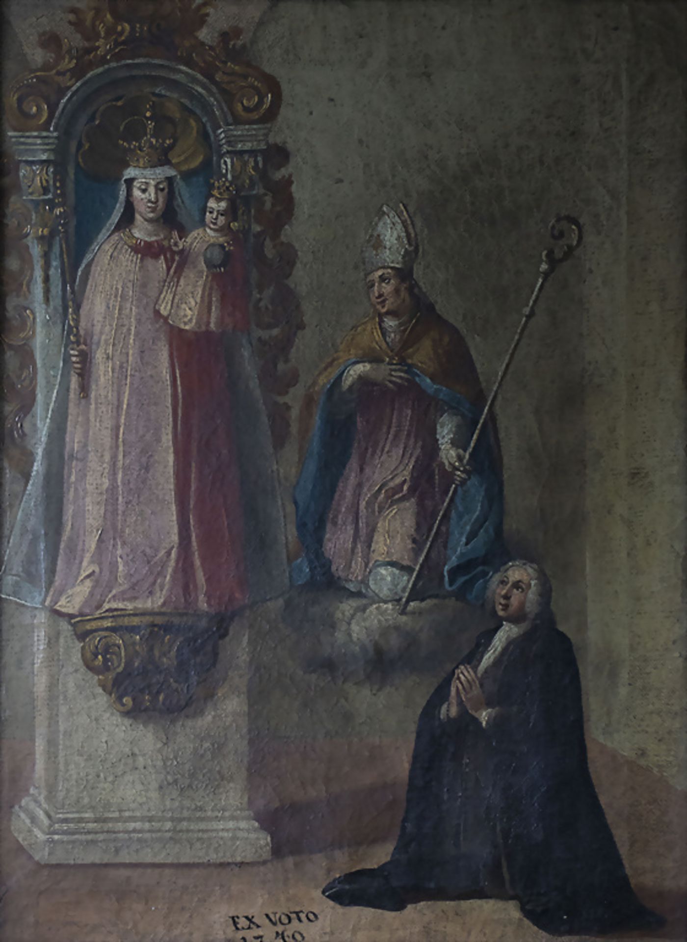 Unbekannter Künstler des 18. Jh., 'Votivbild' / 'Votive painting', 1740